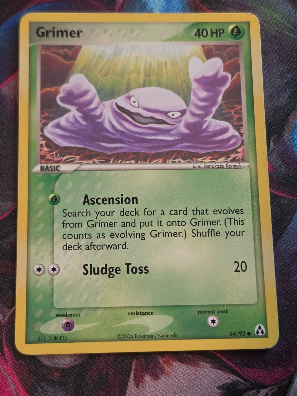 Grimer - 54/92 - EX Legend Maker - Common - LP - Pokemon