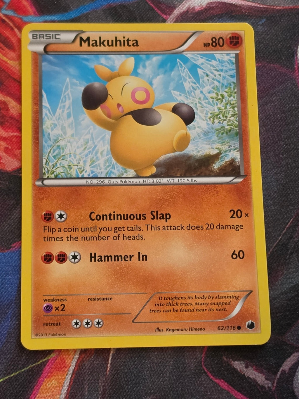 Makuhita - 62/116 - Plasma Freeze - Common - LP - Pokemon