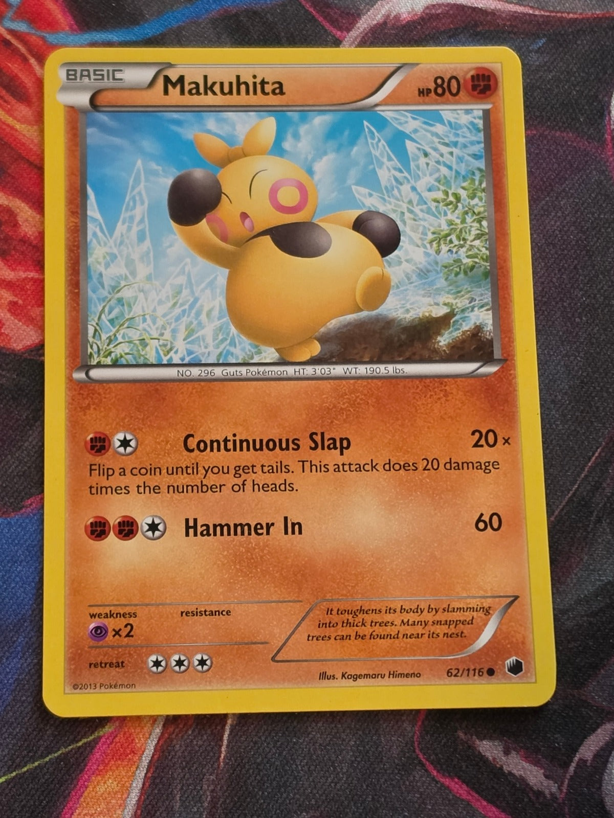 Makuhita - 62/116 - Plasma Freeze - Common - LP - Pokemon