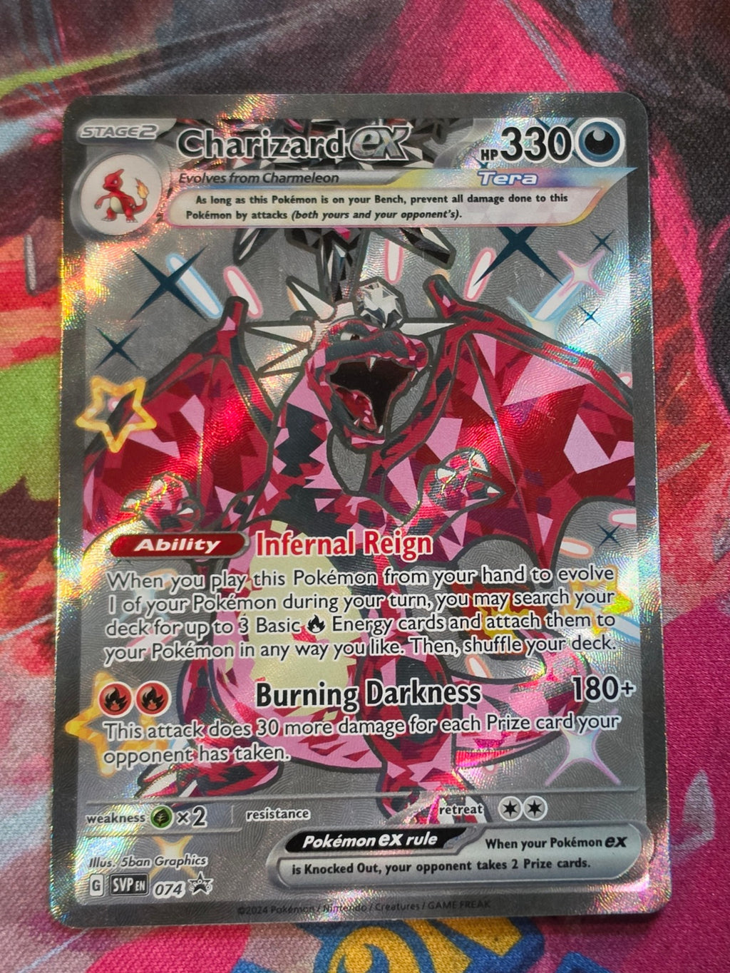 Charizard ex Promo SV: Scarlet & Violet Promo Cards 074 NM Pokemon