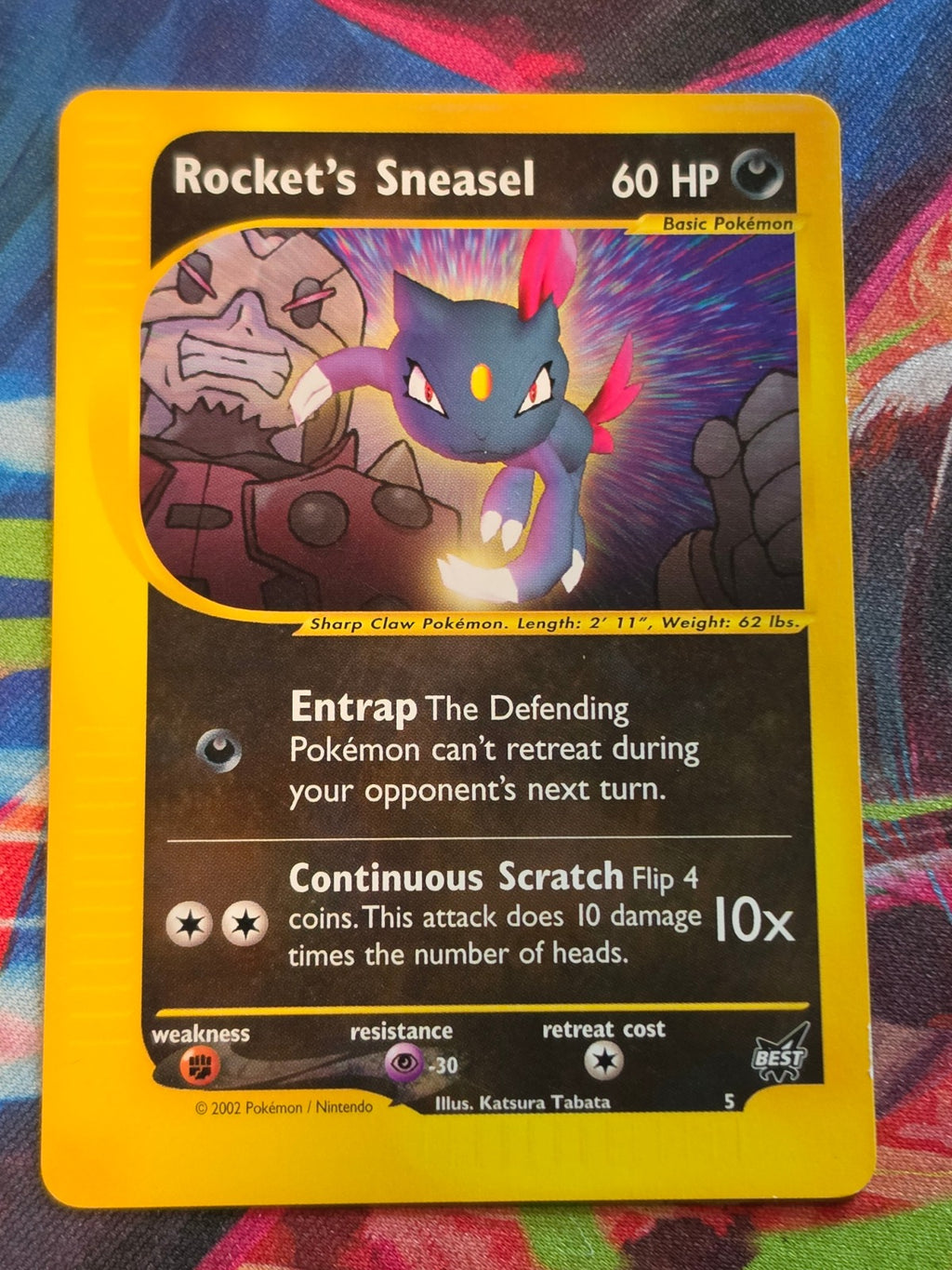 Rocket's Sneasel - 5 Promo Best of Promos 5/9 NM Pokemon