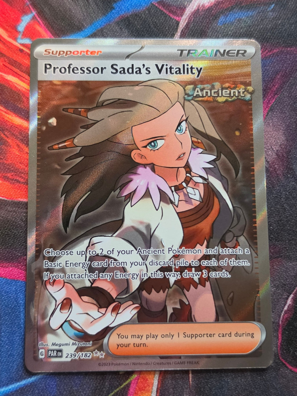 Professor Sada's Vitality Ultra Rare Paradox Rift 239/182 NM Pokemon
