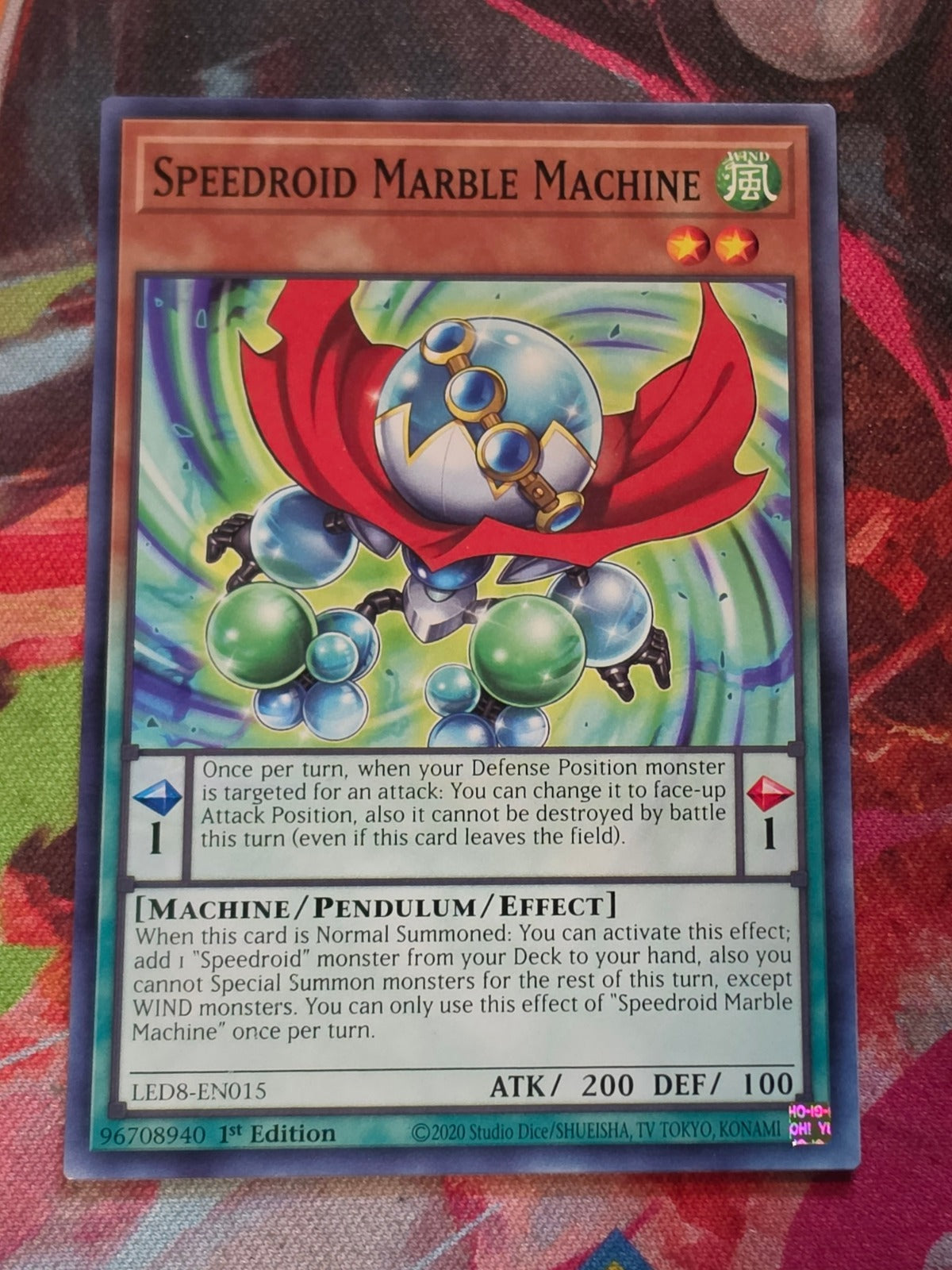 Speedroid Marble Machine Common Legendary Duelists: Synchro Storm LED8-EN015 LP