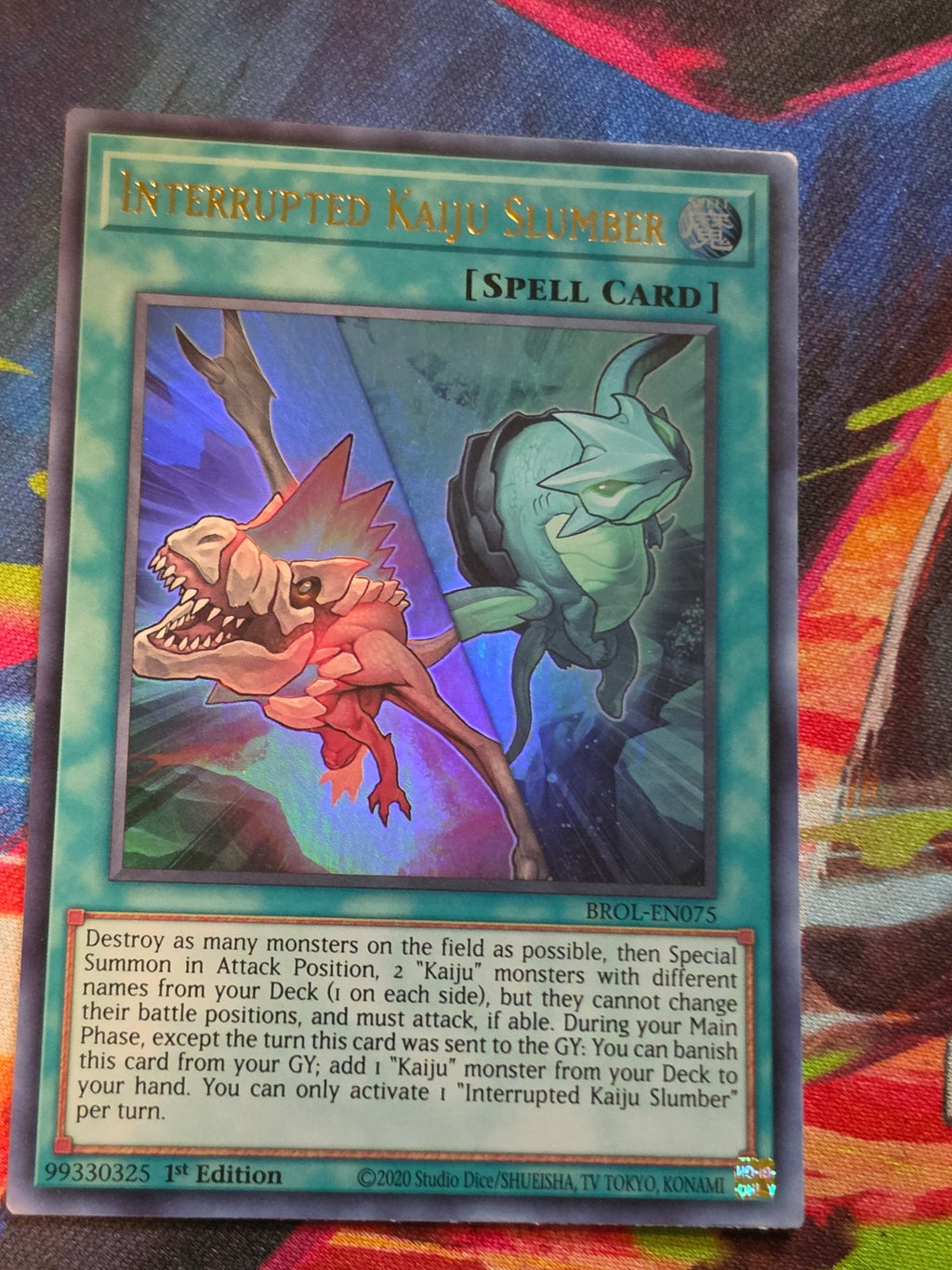 Interrupted Kaiju Slumber Ultra Rare Brothers of Legend BROL-EN075 LP