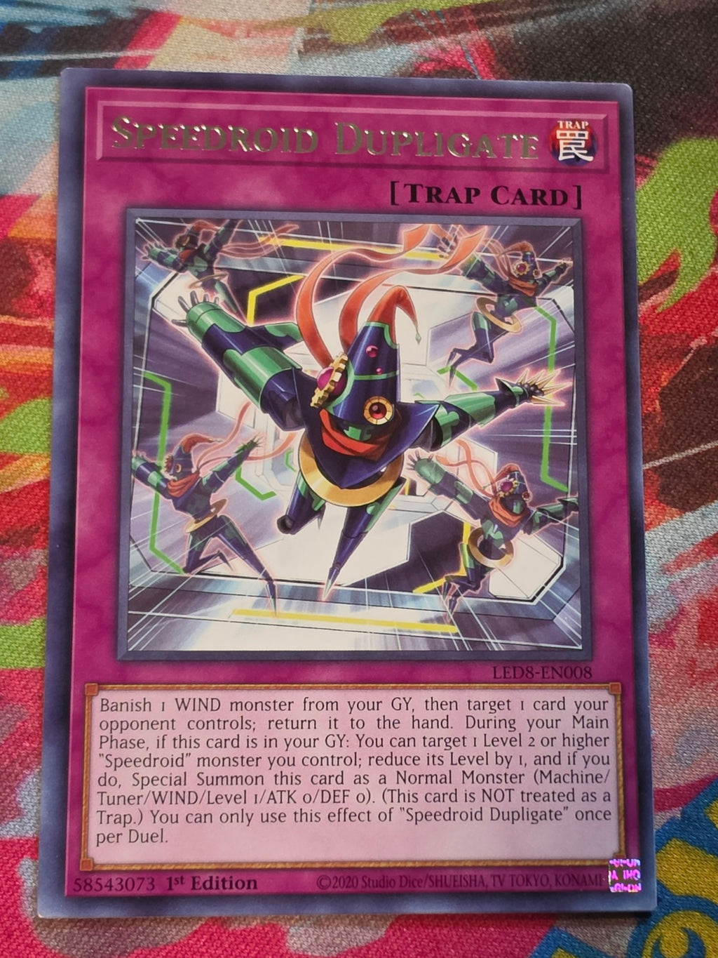Speedroid Dupligate Rare Legendary Duelists: Synchro Storm LED8-EN008 LP