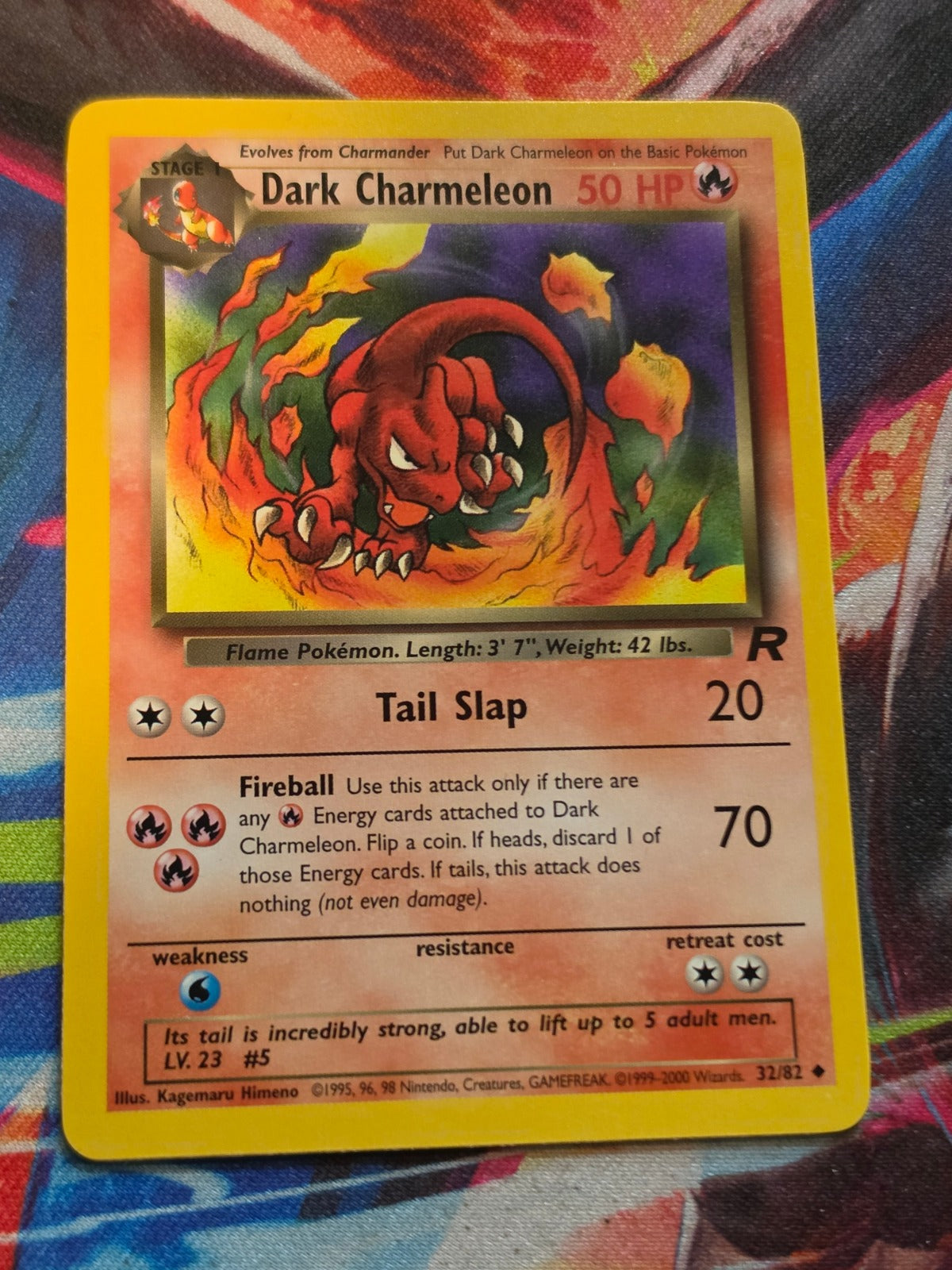 Dark Charmeleon - 32/82 - Team Rocket - Uncommon - LP+ Pokemon