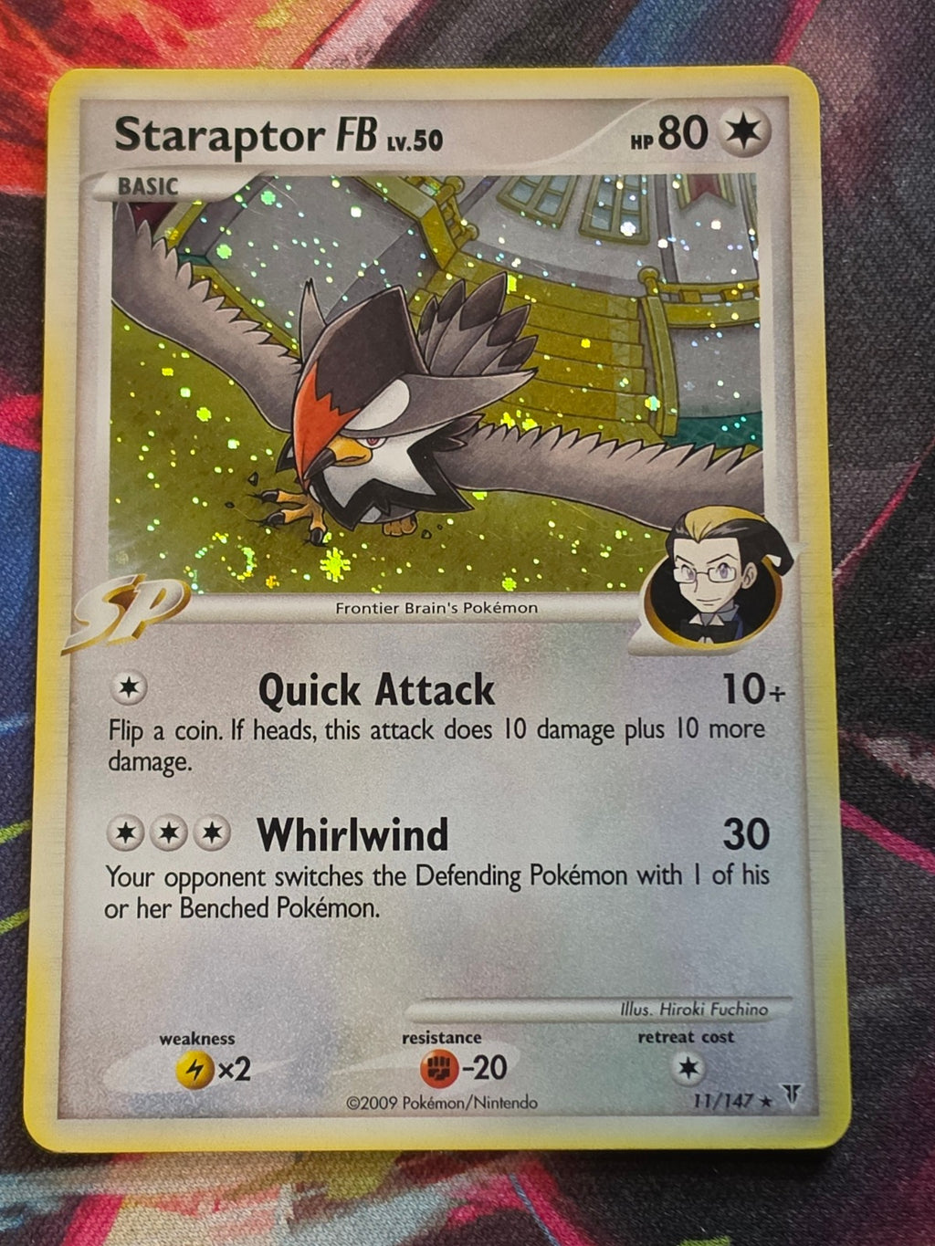 Staraptor FB Holo Rare Supreme Victors 11 LP+ Pokemon