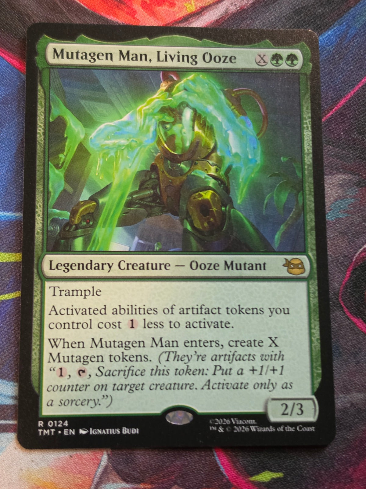 Mutagen Man, Living Ooze - 124 - Teenage Mutant Ninja Turtles - R - NM MTG