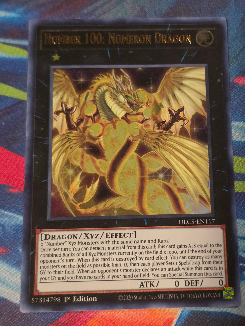 Number 100: Numeron Dragon (Green) Ultra Rare Dragons of Legend: The Complete Series DLCS-EN117 LP