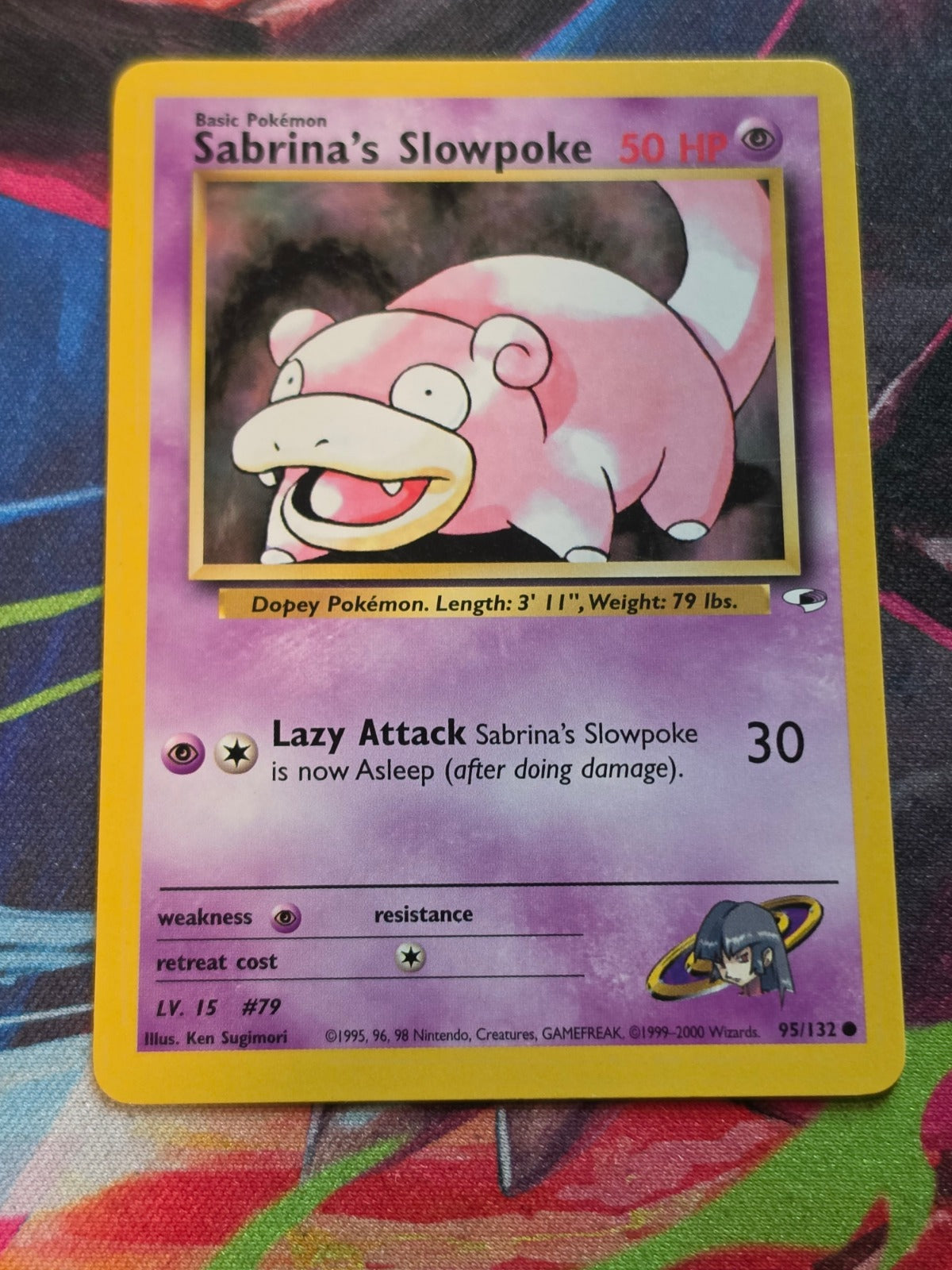 Sabrina's Slowpoke - 095/132 - Gym Heroes - Common - Unlimited - NM Pokemon