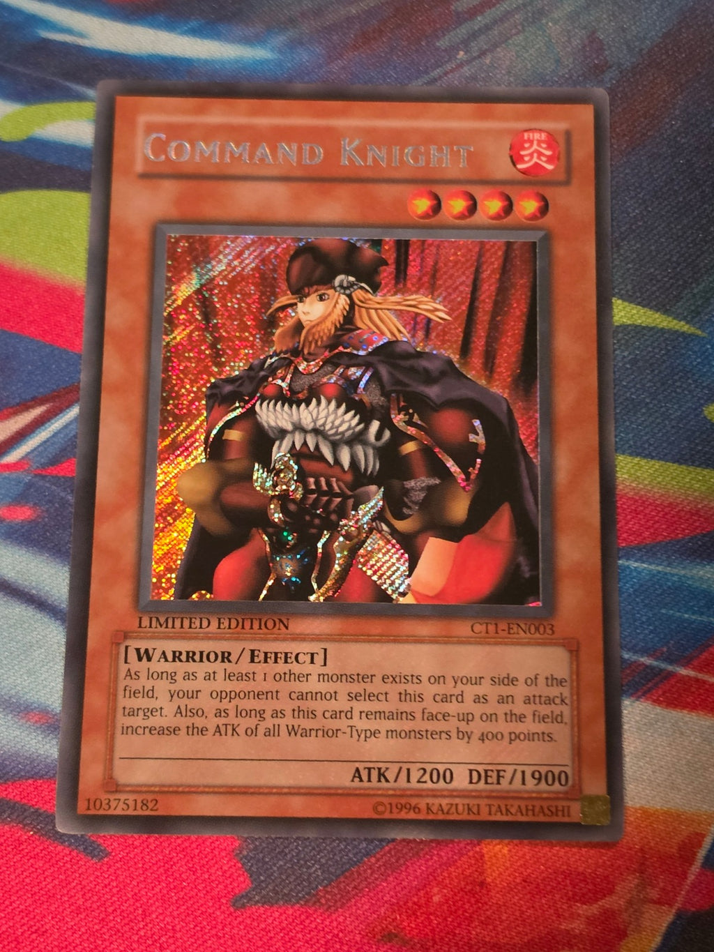 Command Knight Secret Rare 2004 Collectors Tin CT1-EN003 LP