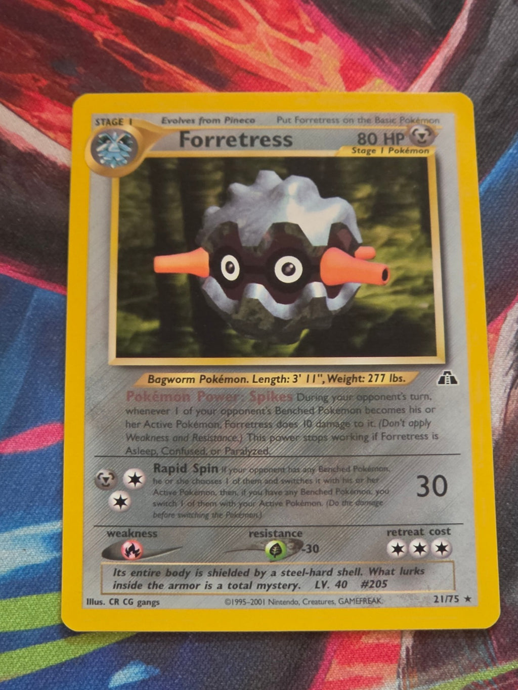Forretress (21) Unlimited Rare Neo Discovery 21/75 NM Pokemon