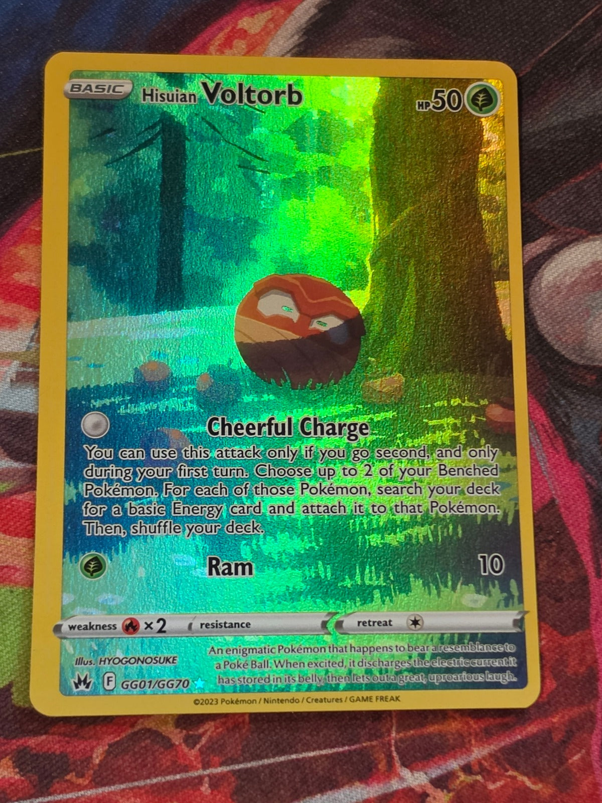Hisuian Voltorb Ultra Rare Crown Zenith Galarian Gallery GG01/GG70 NM Pokemon