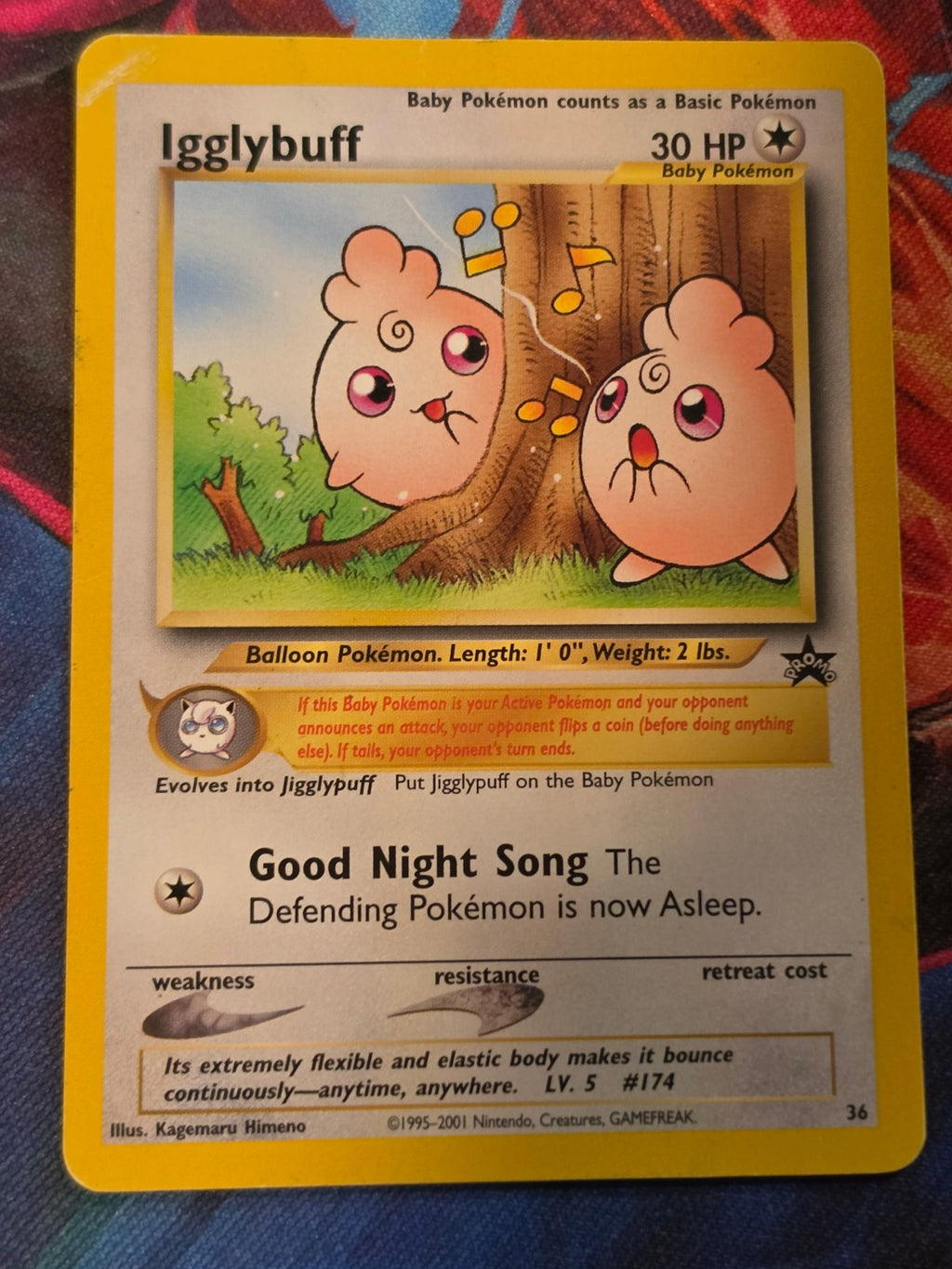 Igglybuff Promo WotC Promo 36/53 HP/DMG Pokemon