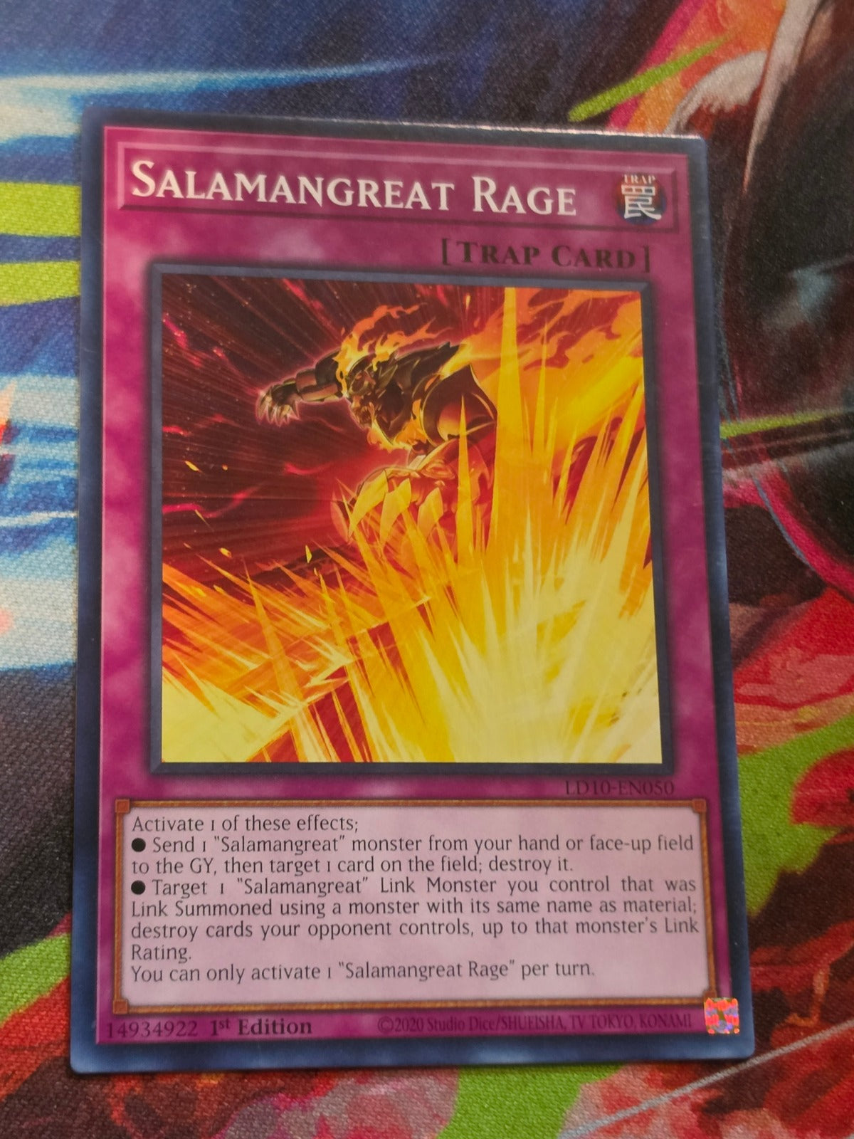 Salamangreat Rage Common Legendary Duelists: Soulburning Volcano LD10-EN050 LP