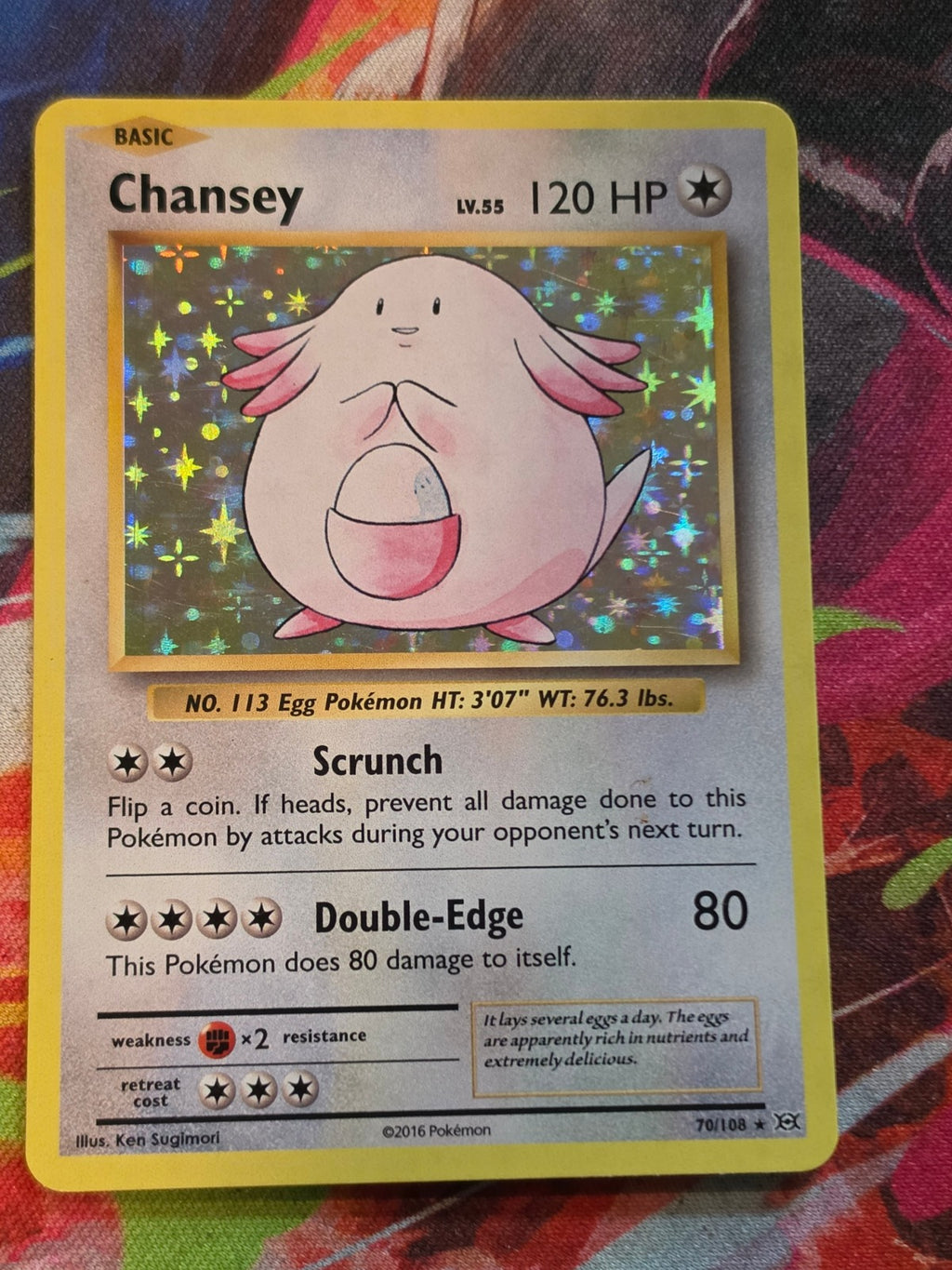 Chansey Holo Rare XY - Evolutions 70/108 LP+ Pokemon