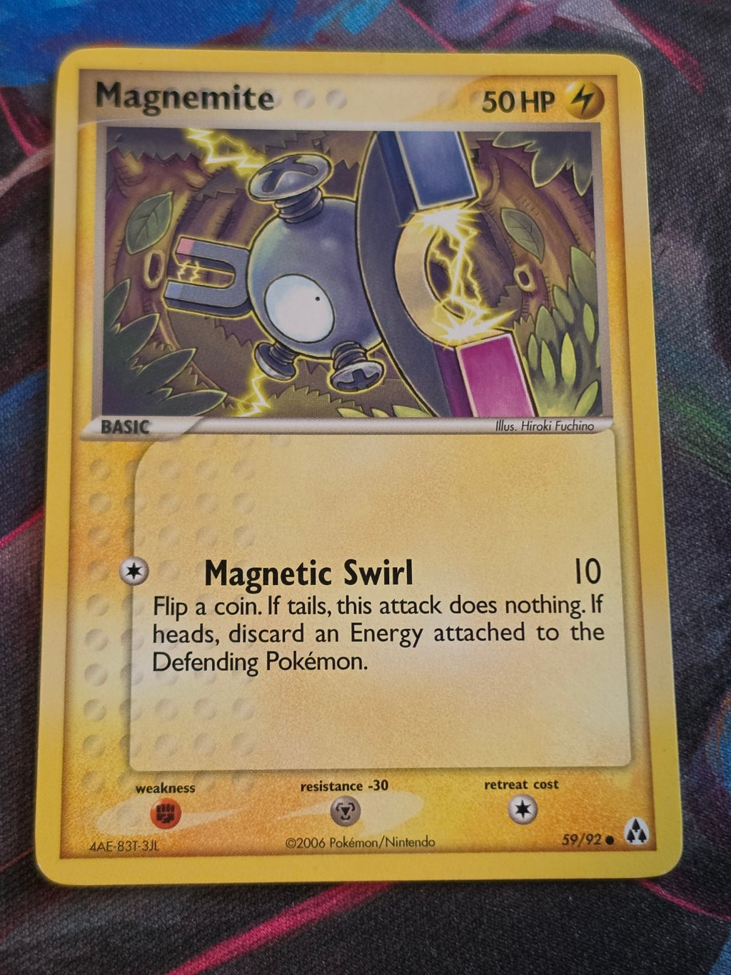 Magnemite - 59/92 - EX Legend Maker - Common - LP - Pokemon