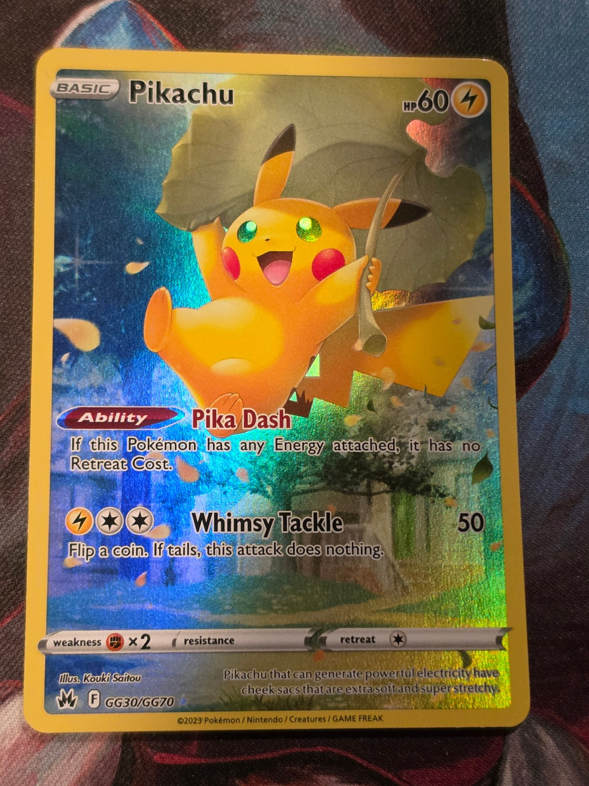 Pikachu Ultra Rare Crown Zenith Galarian Gallery GG30/GG70 NM Pokemon