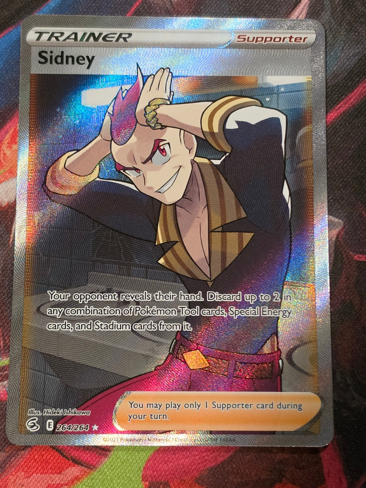 Sidney Full Art Ultra Rare Fusion Strike 264/264 NM Pokemon