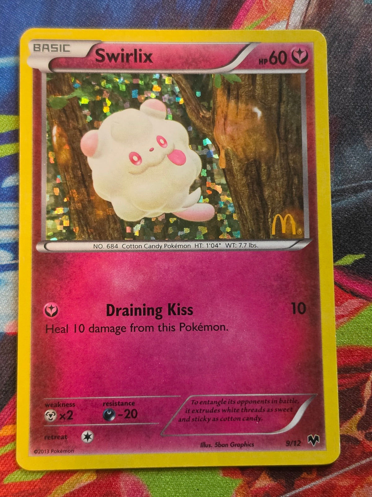 Swirlix Holo Promo McDonald's Promos 2014 009/012 MP Pokemon