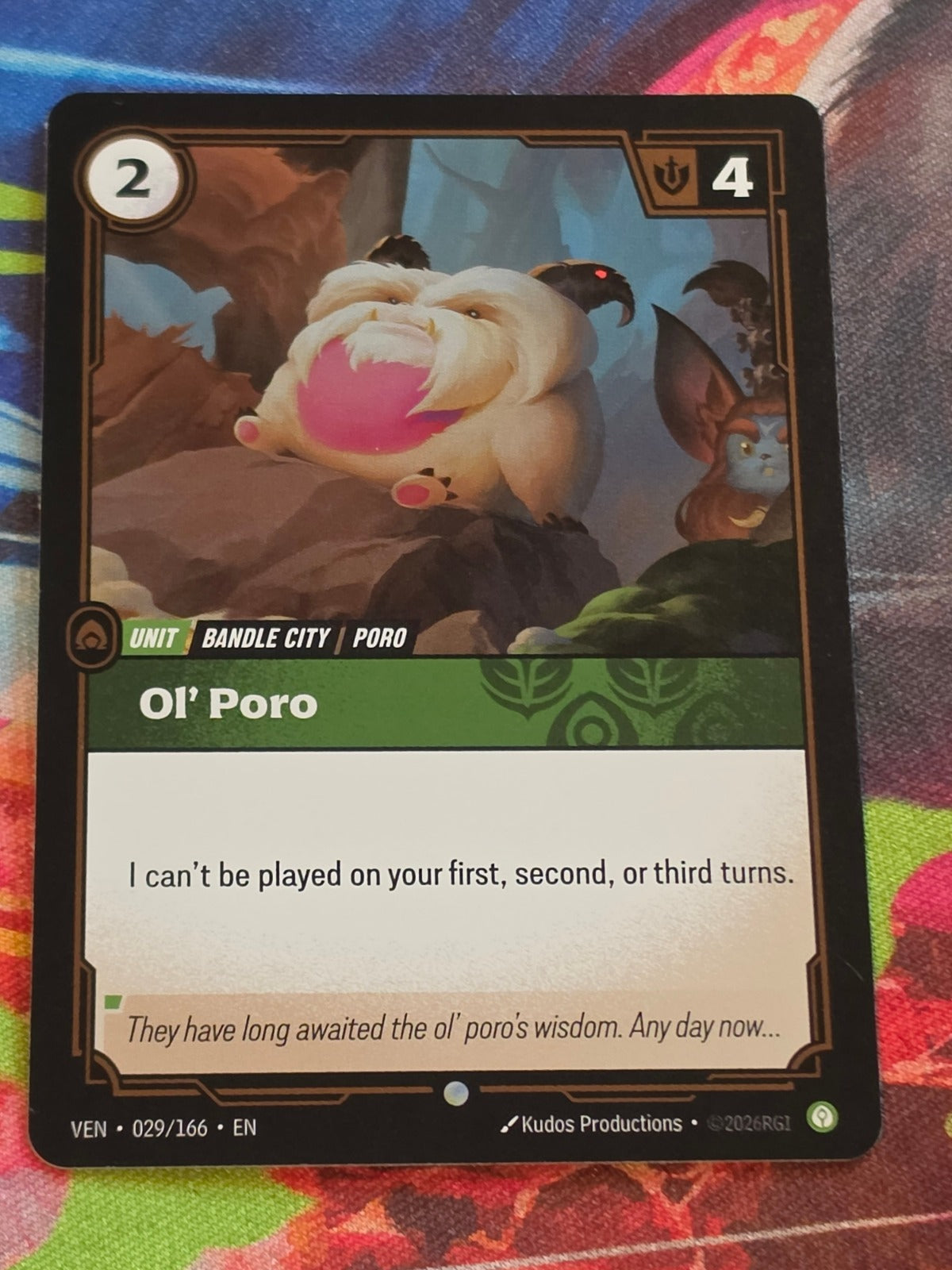 Ol' Poro - 029/166 - Vendetta - Common - NM