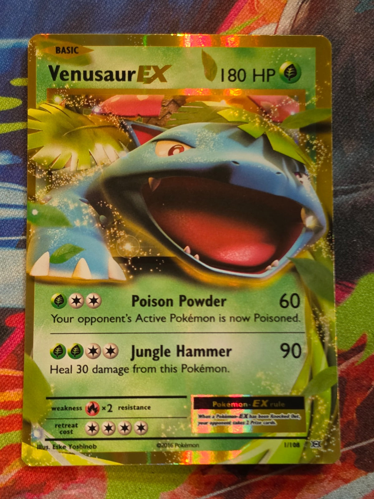 Venusaur EX Ultra Rare XY - Evolutions 1/108 NM Pokemon