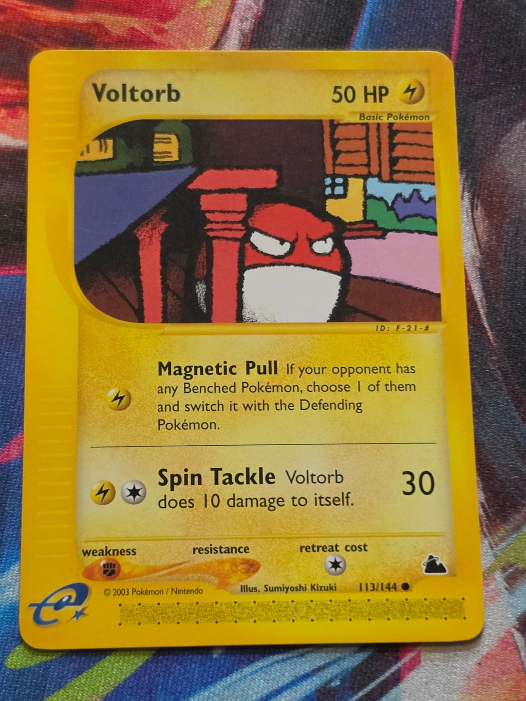 Voltorb Common Skyridge 113/144 NM Pokemon