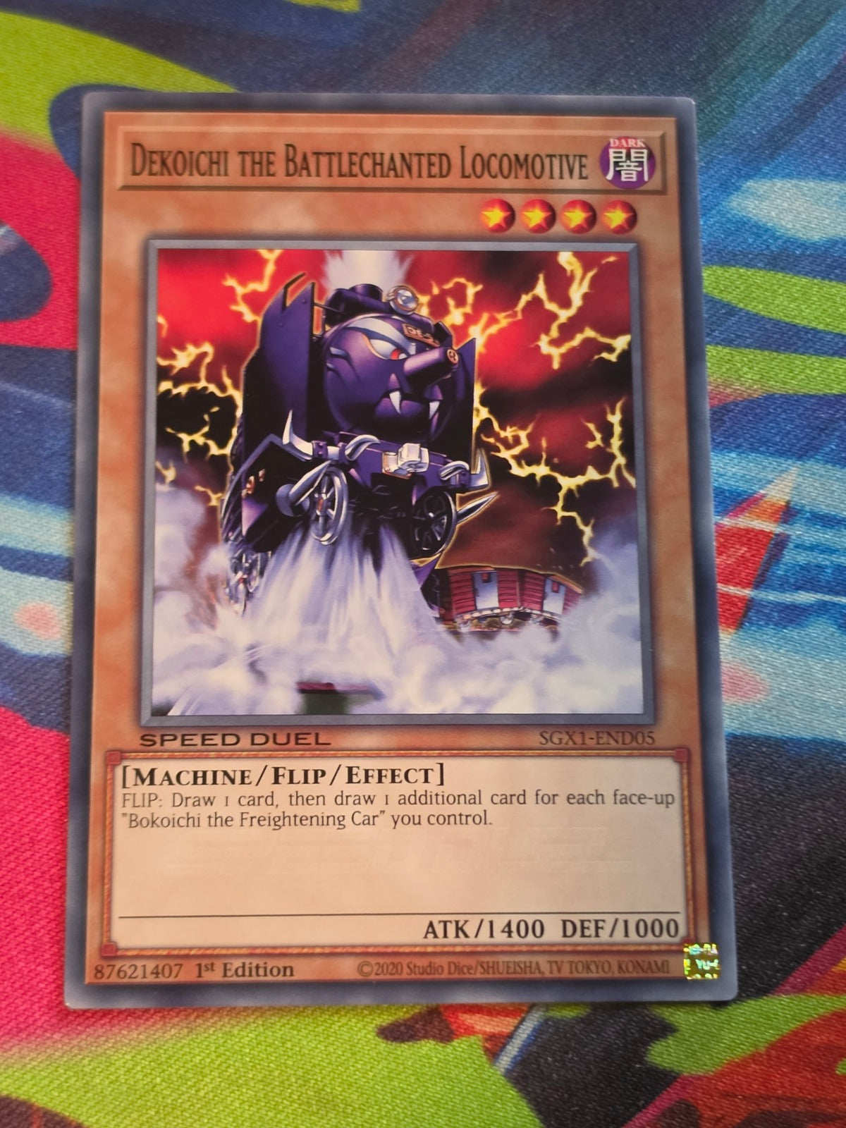 Dekoichi the Battlechanted Locomotive Common Speed Duel GX: Duel Academy Box SGX1-END05 1st Edition LP Yu-Gi-Oh!