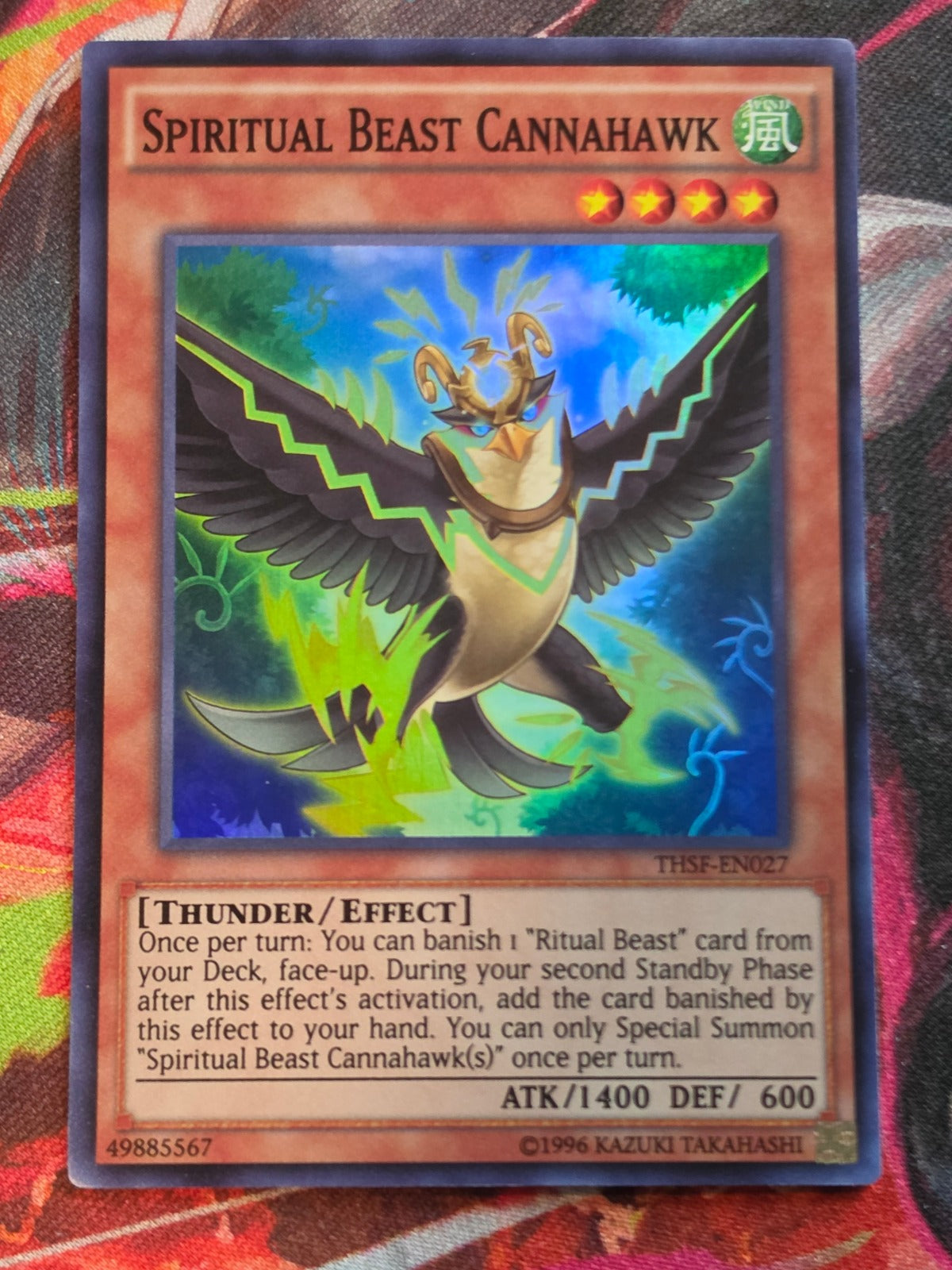Spiritual Beast Cannahawk Super Rare The Secret Forces THSF-EN027 Unlimited MP Yu-Gi-Oh!