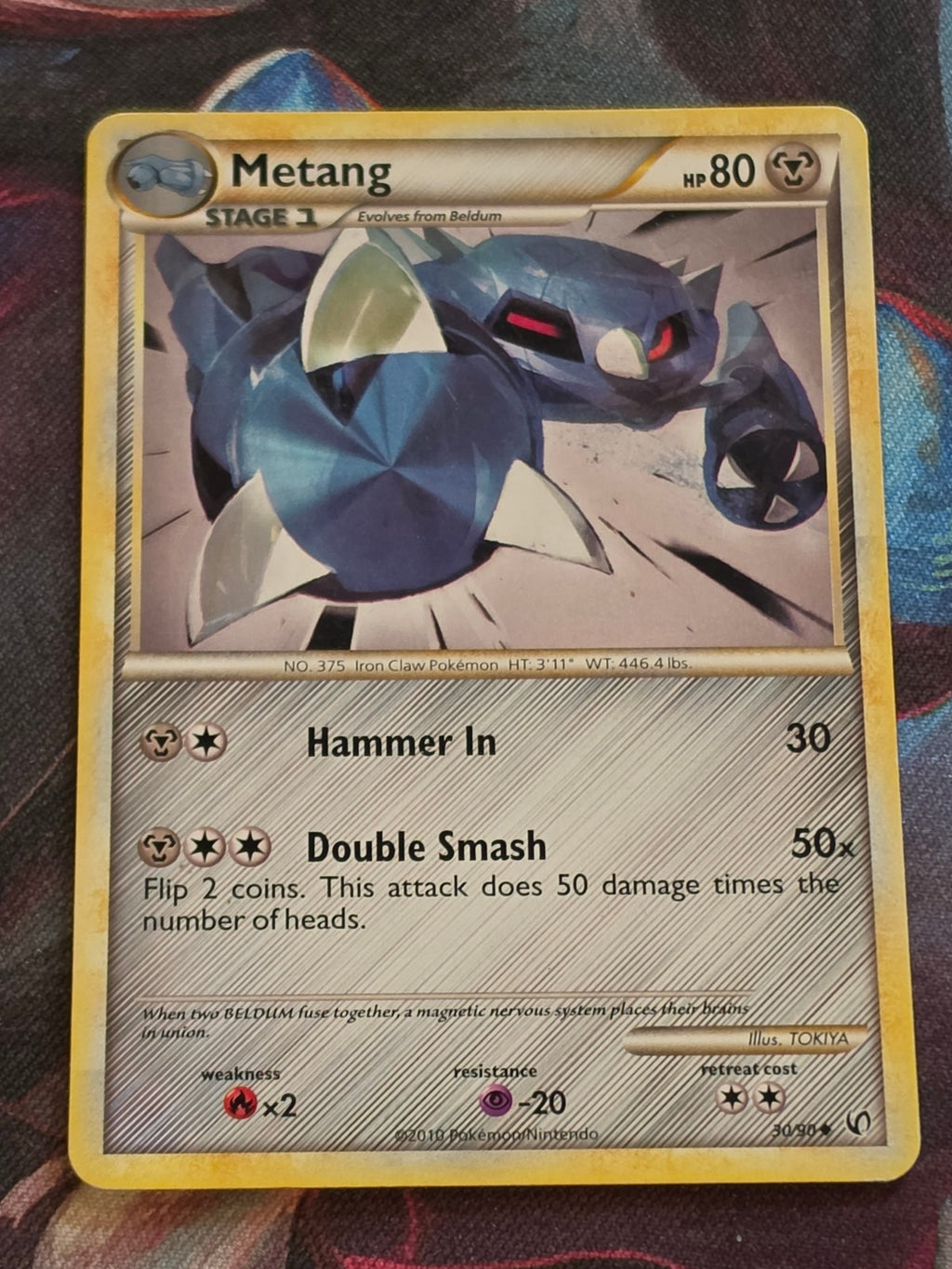Metang - 30/90 - Undaunted - Uncommon - LP - Pokemon