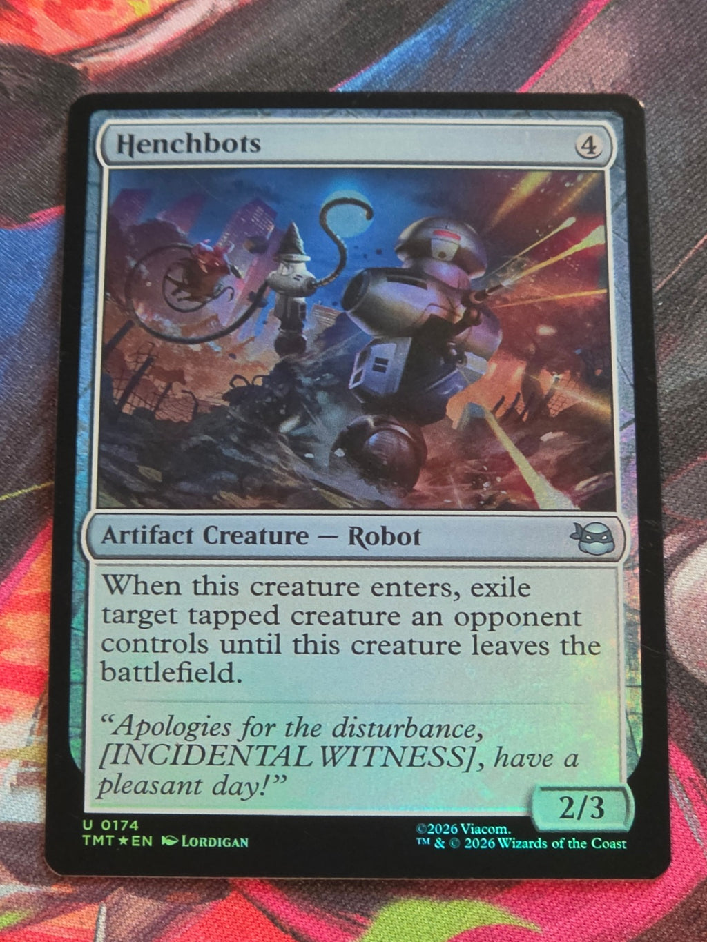 Henchbots - 174 - Teenage Mutant Ninja Turtles - U - Foil - NM MTG