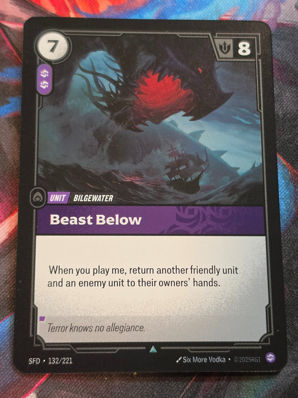 Beast Below - 132/221 - Spiritforged - Uncommon - NM