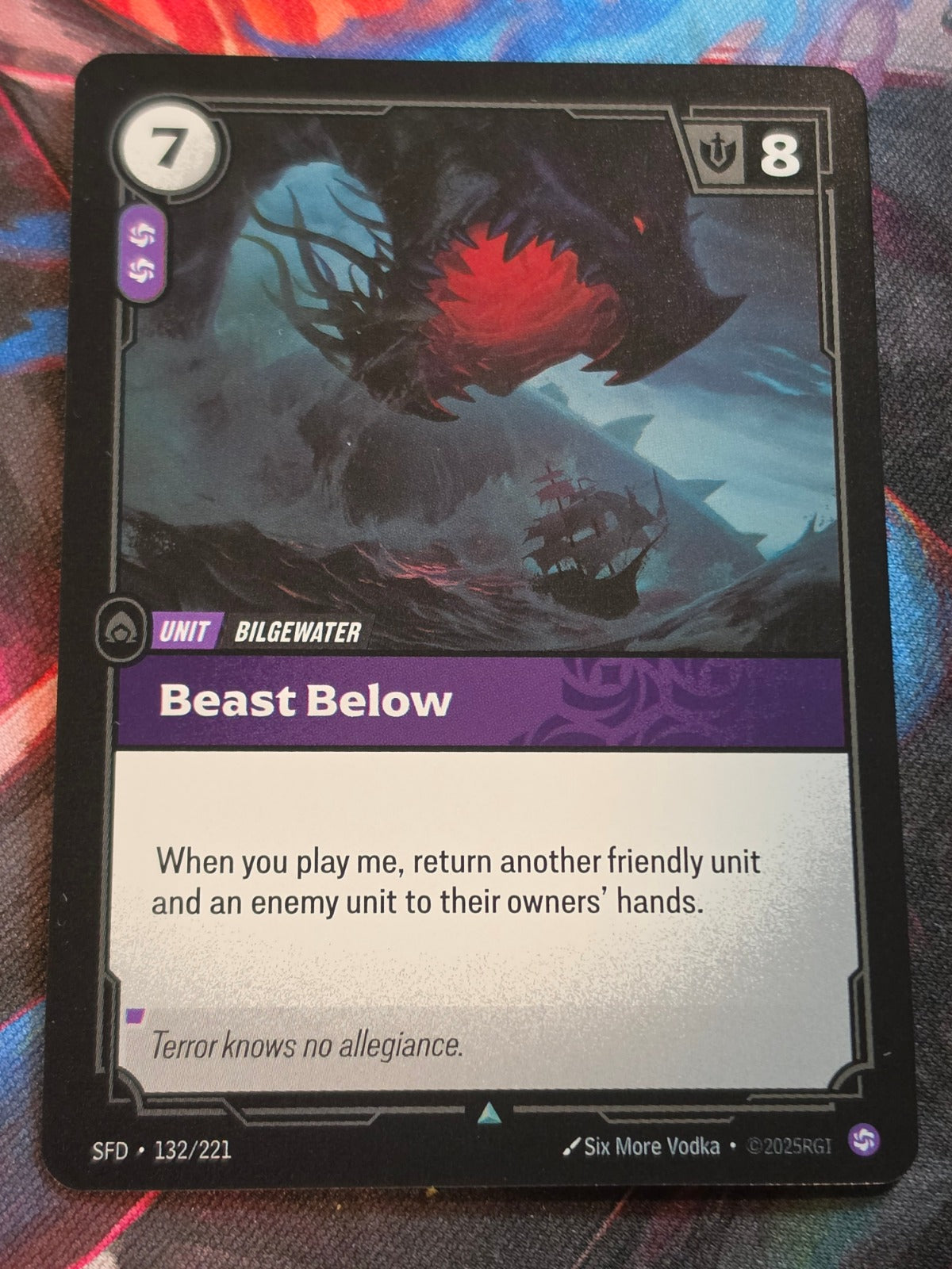 Beast Below - 132/221 - Spiritforged - Uncommon - NM