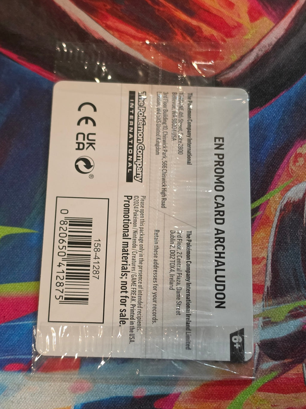 Archaludon (Cosmos Holo) (Gamestop Exclusive) Rare Miscellaneous Cards & Products 107/142 NM SEALED Pokemon (Back)