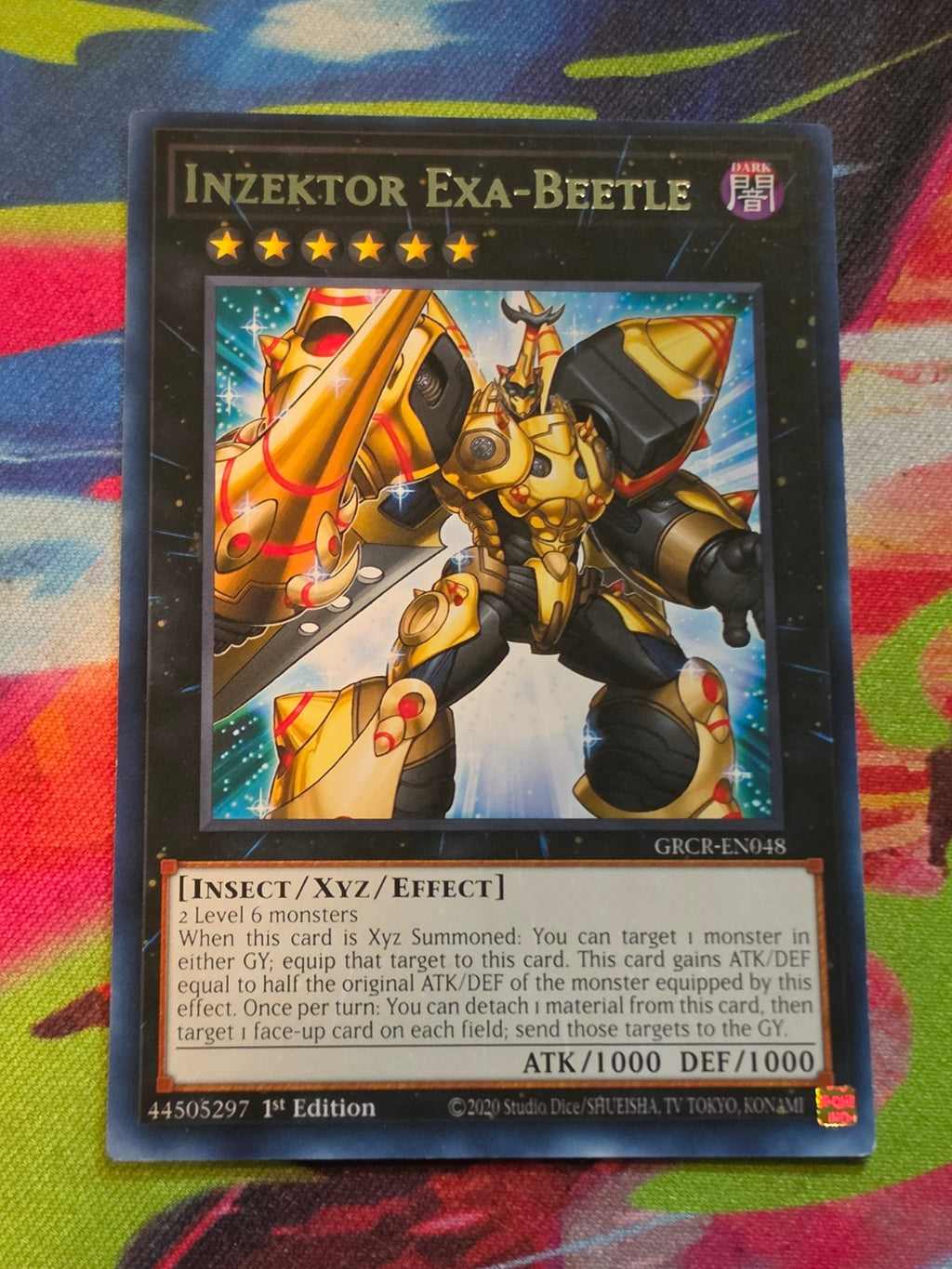 Inzektor Exa-Beetle Rare The Grand Creators GRCR-EN048 LP