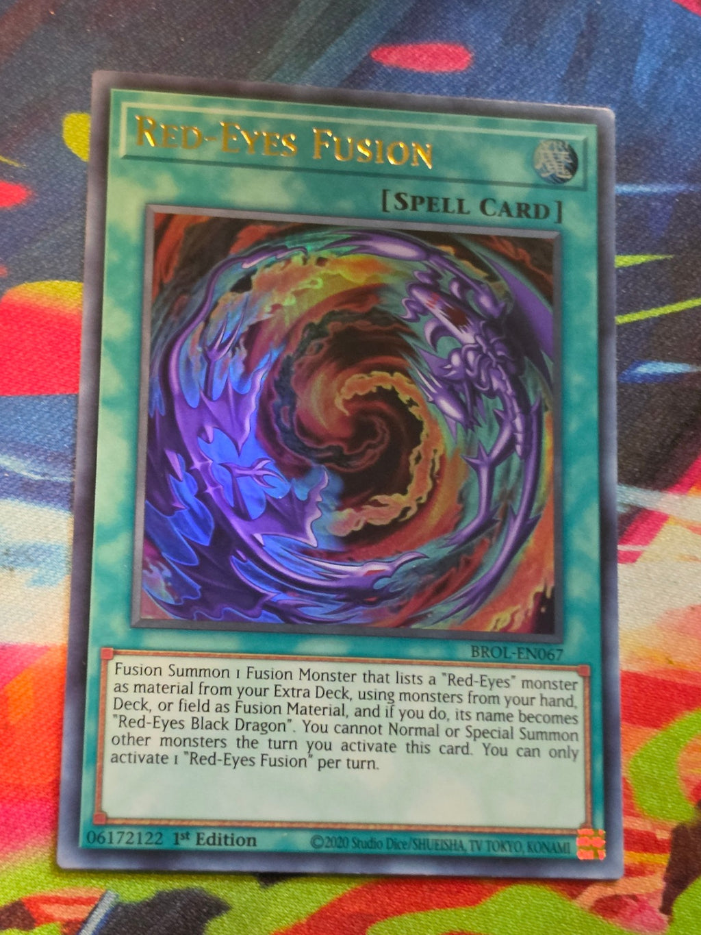 Red-Eyes Fusion Ultra Rare Brothers of Legend BROL-EN067 LP