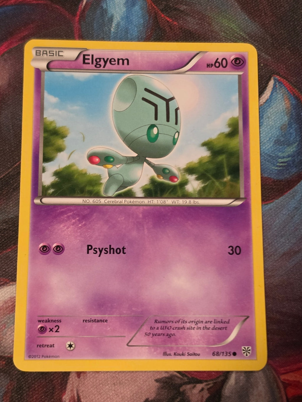 Elgyem (68) - 68/135 - Plasma Storm - Common - NM - Pokemon