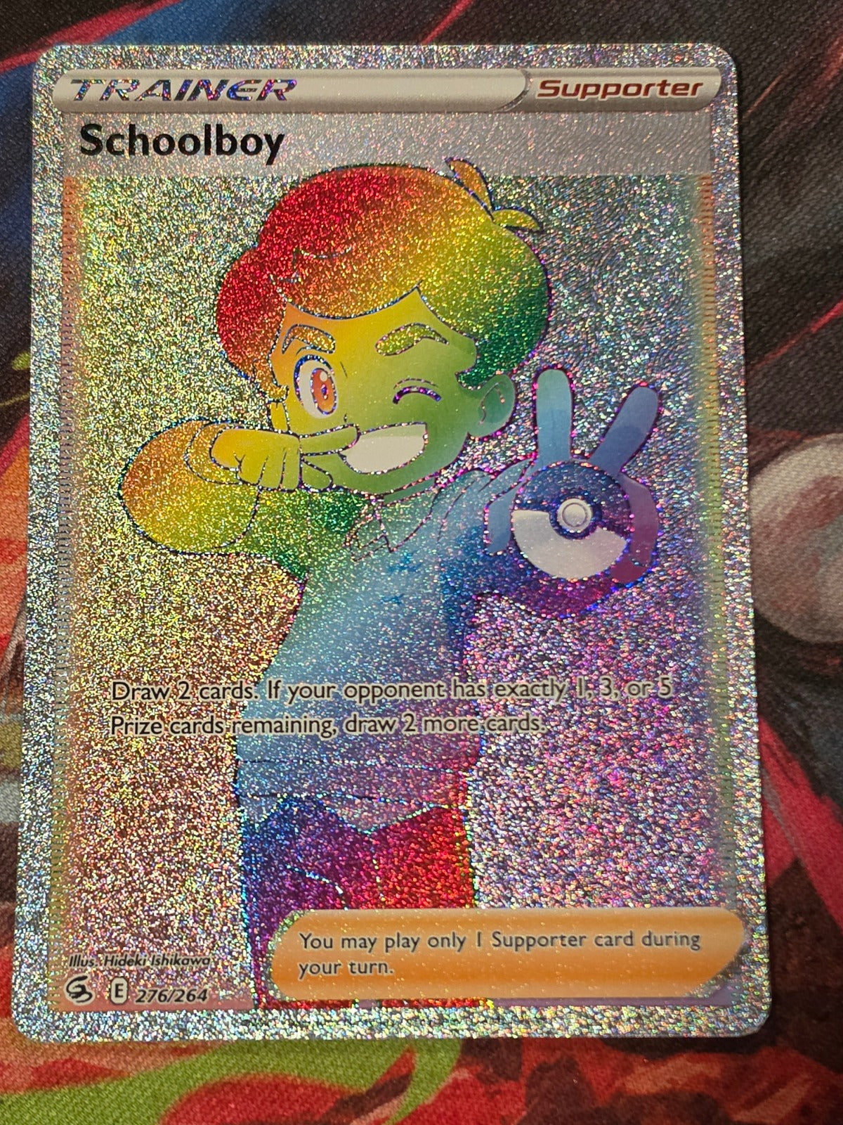 Schoolboy Secret Rare Fusion Strike 276/264 NM Pokemon