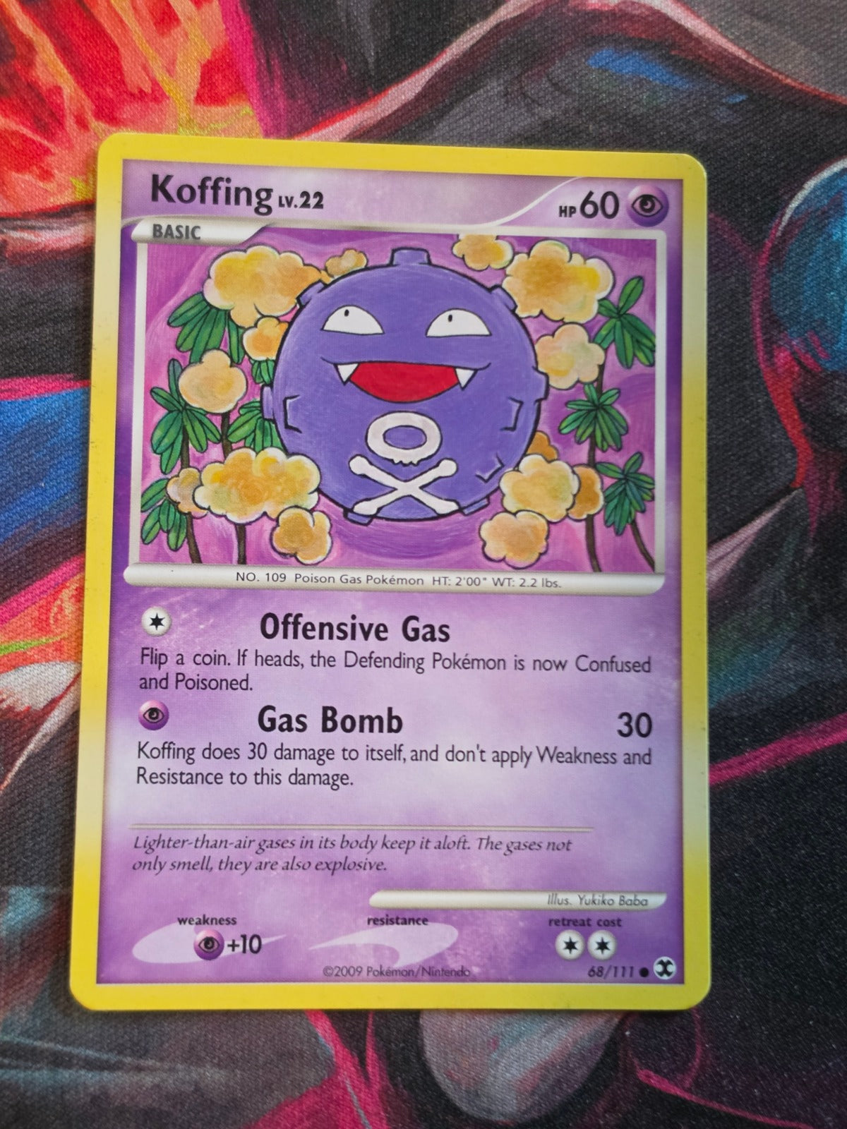 Koffing - 68/111 - Rising Rivals - Common - MP - Pokemon