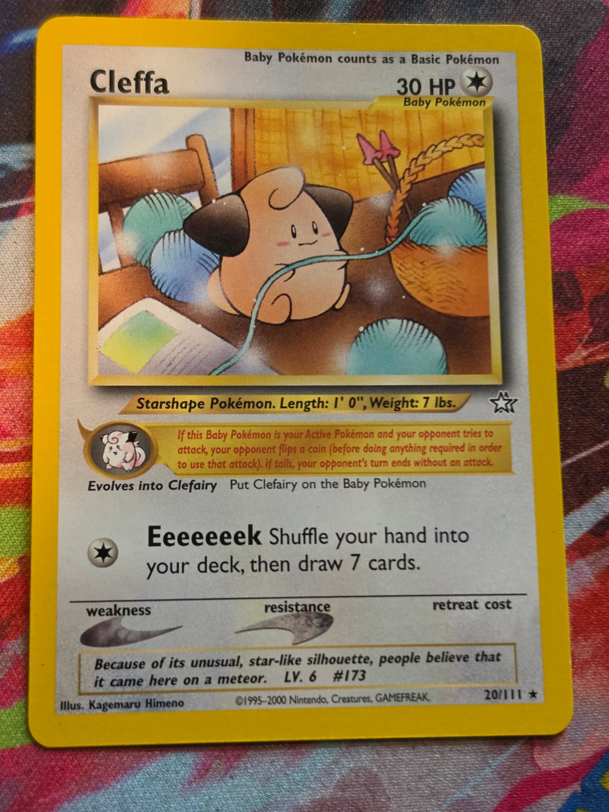 Cleffa Rare Unlimited Neo Genesis 020/111 LP+ Pokemon