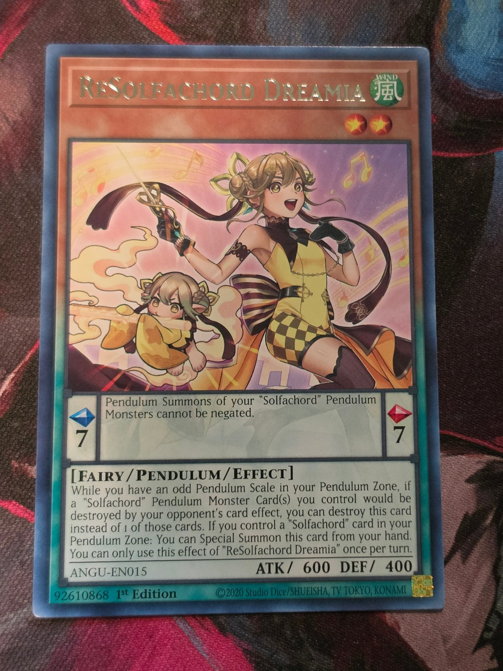 ReSolfachord Dreamia Rare Ancient Guardians ANGU-EN015 LP
