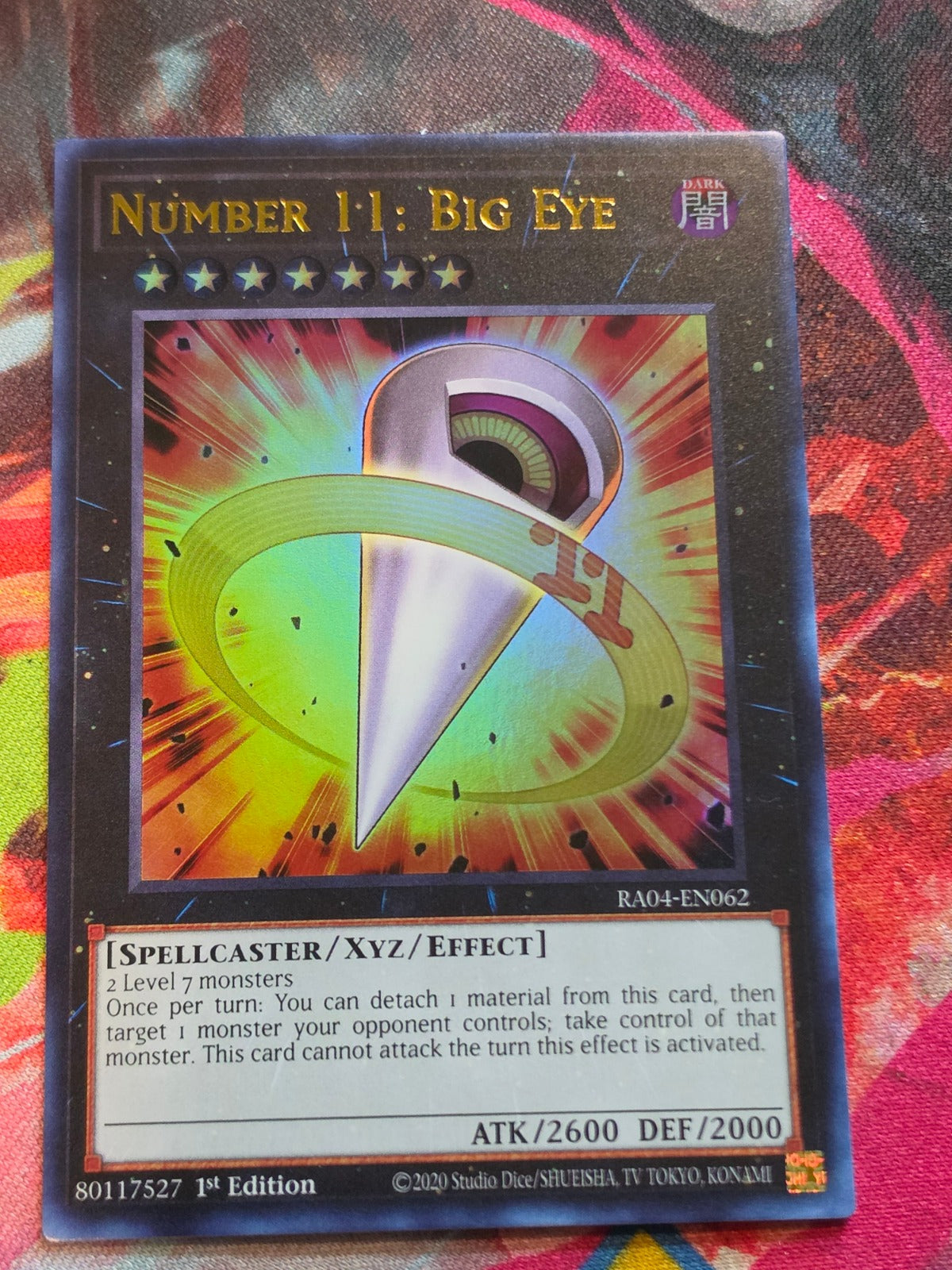 Number 11: Big Eye (UR) Ultra Rare Quarter Century Stampede RA04-EN062 NM