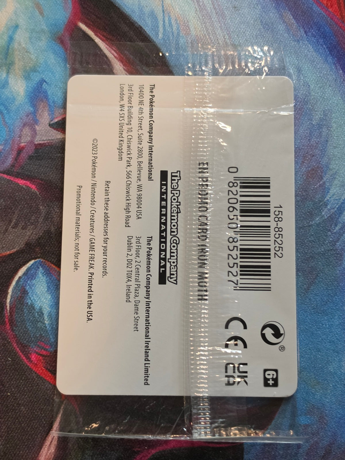 Iron Moth (Gamestop Promo) Promo Miscellaneous Cards & Products 028/182 NM SEALED Pokemon (Back)