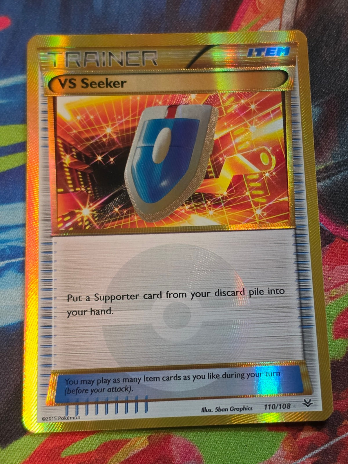VS Seeker Secret Rare XY - Roaring Skies 110/108 NM-/LP+ Pokemon