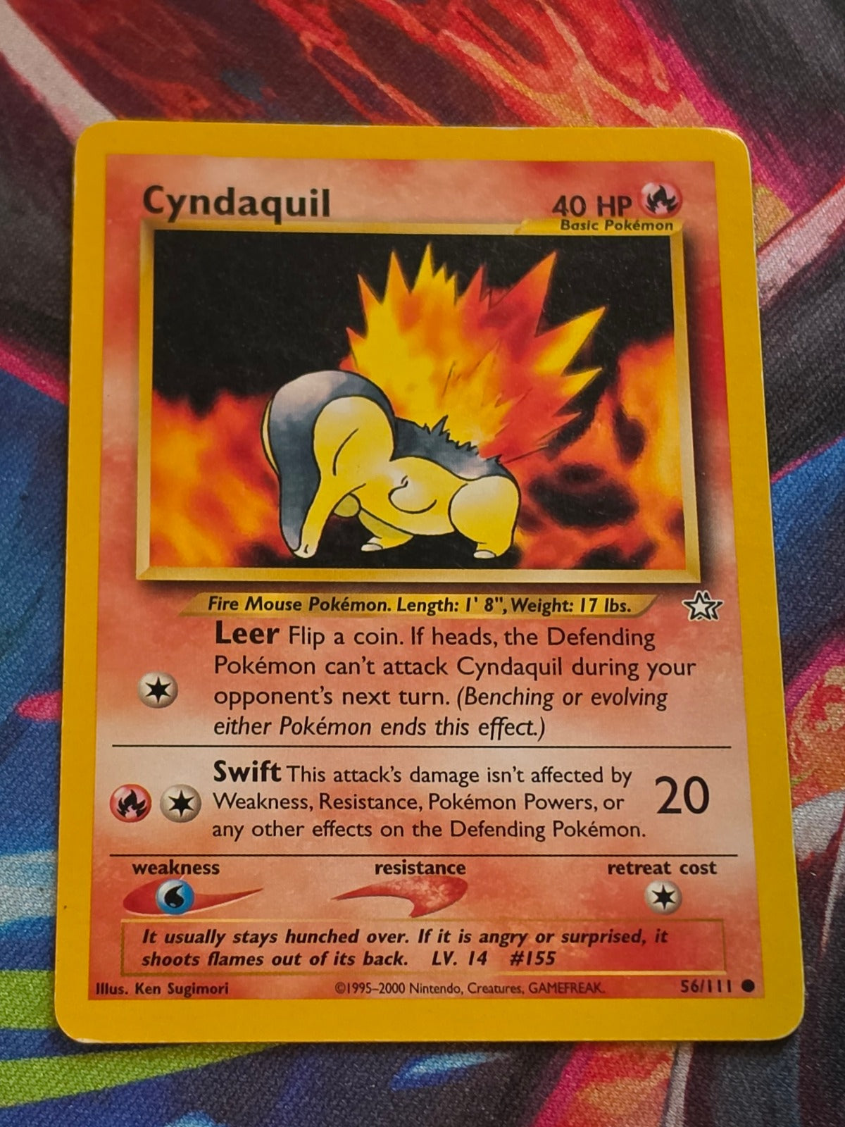Cyndaquil (56) - 056/111 - Neo Genesis - Common - Unlimited - MP Pokemon