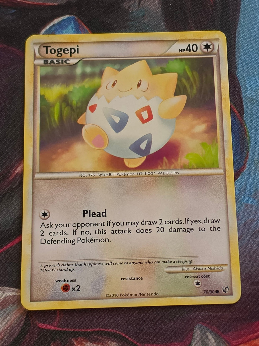 Togepi - 70/90 - Undaunted - Common - NM - Pokemon