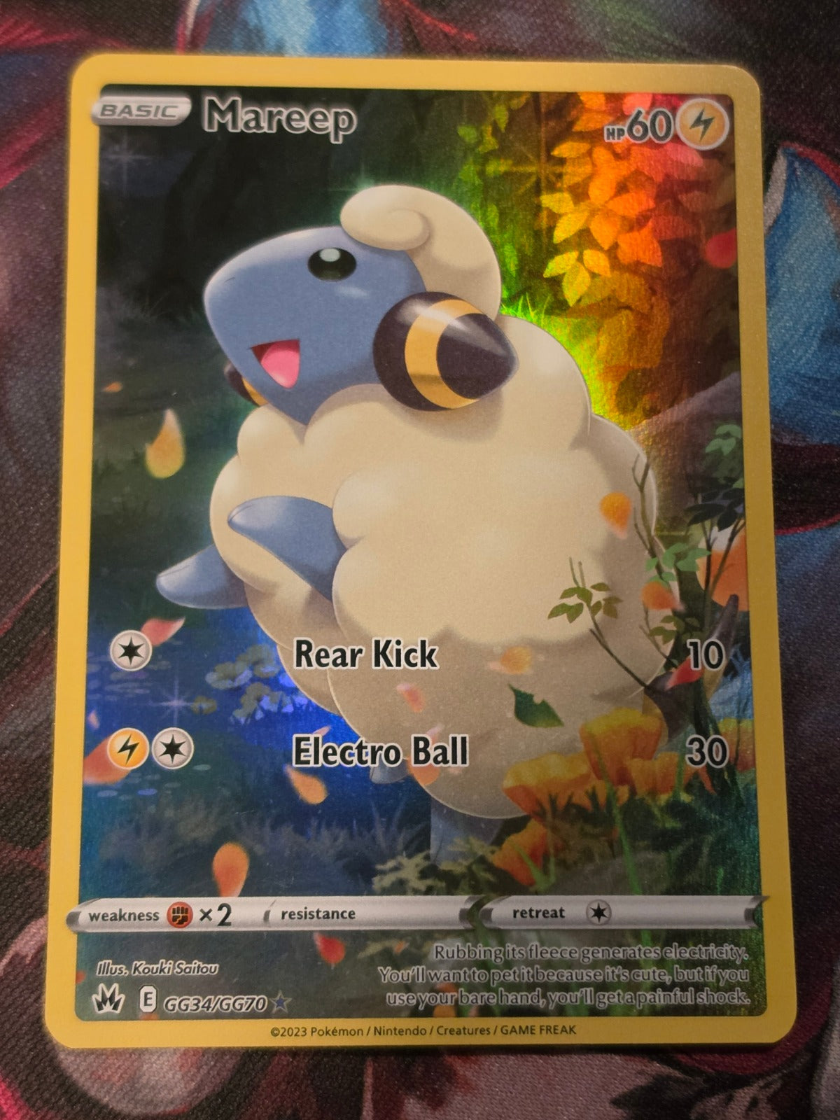 Mareep Ultra Rare Crown Zenith Galarian Gallery GG34/GG70 NM Pokemon