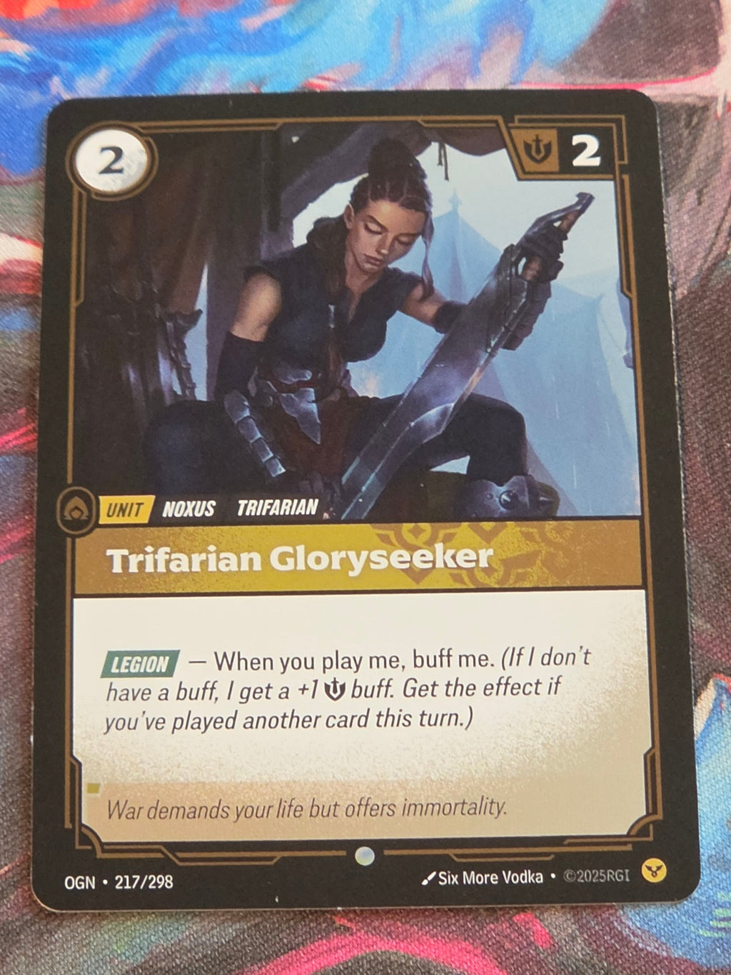 Trifarian Gloryseeker - 217/298 - Origins - Common - NM