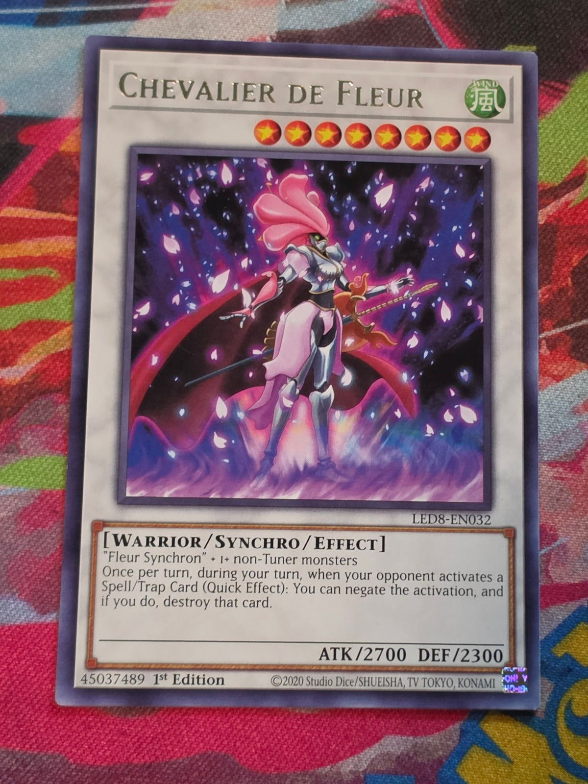 Chevalier de Fleur Rare Legendary Duelists: Synchro Storm LED8-EN032 LP
