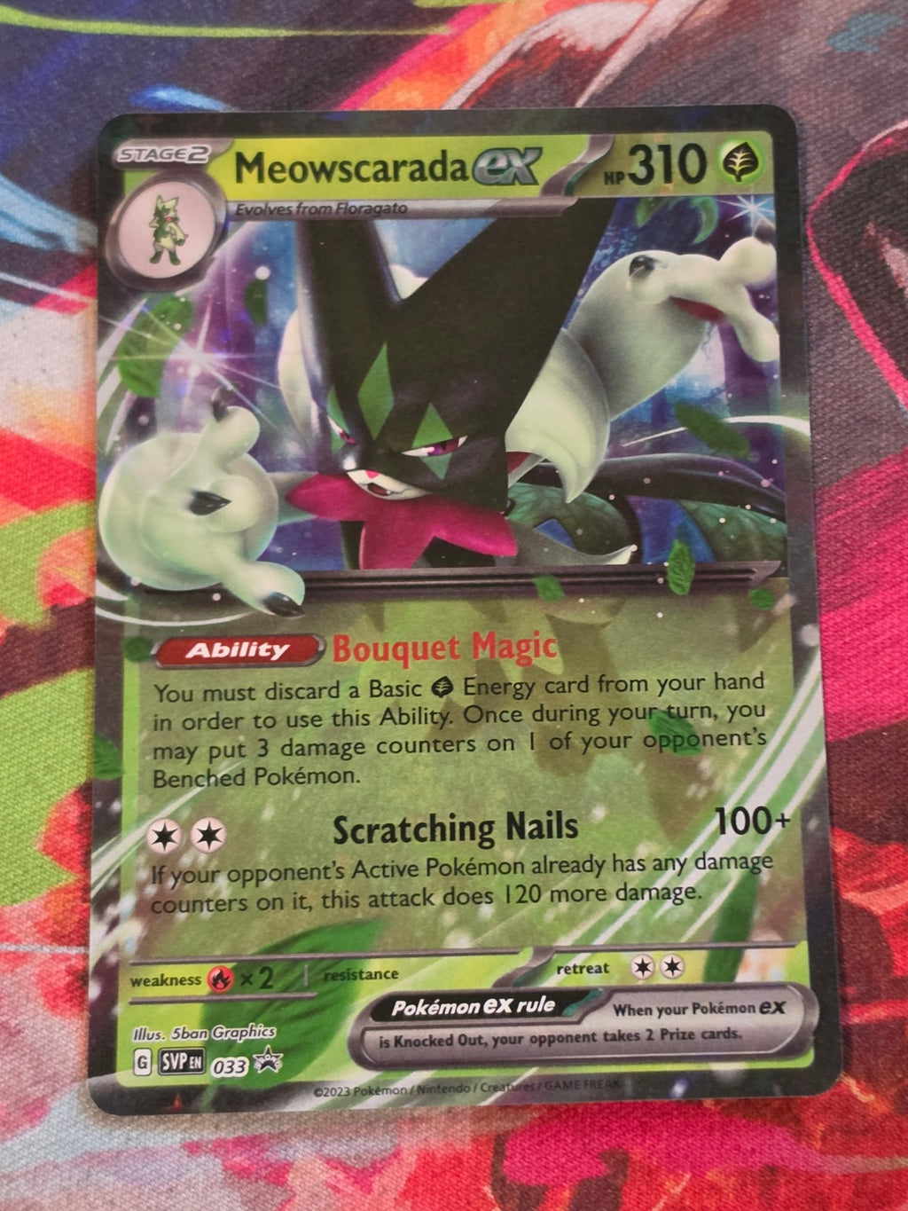 Meowscarada ex - 033 - SV: Scarlet & Violet Promo Cards - Promo - NM Pokemon
